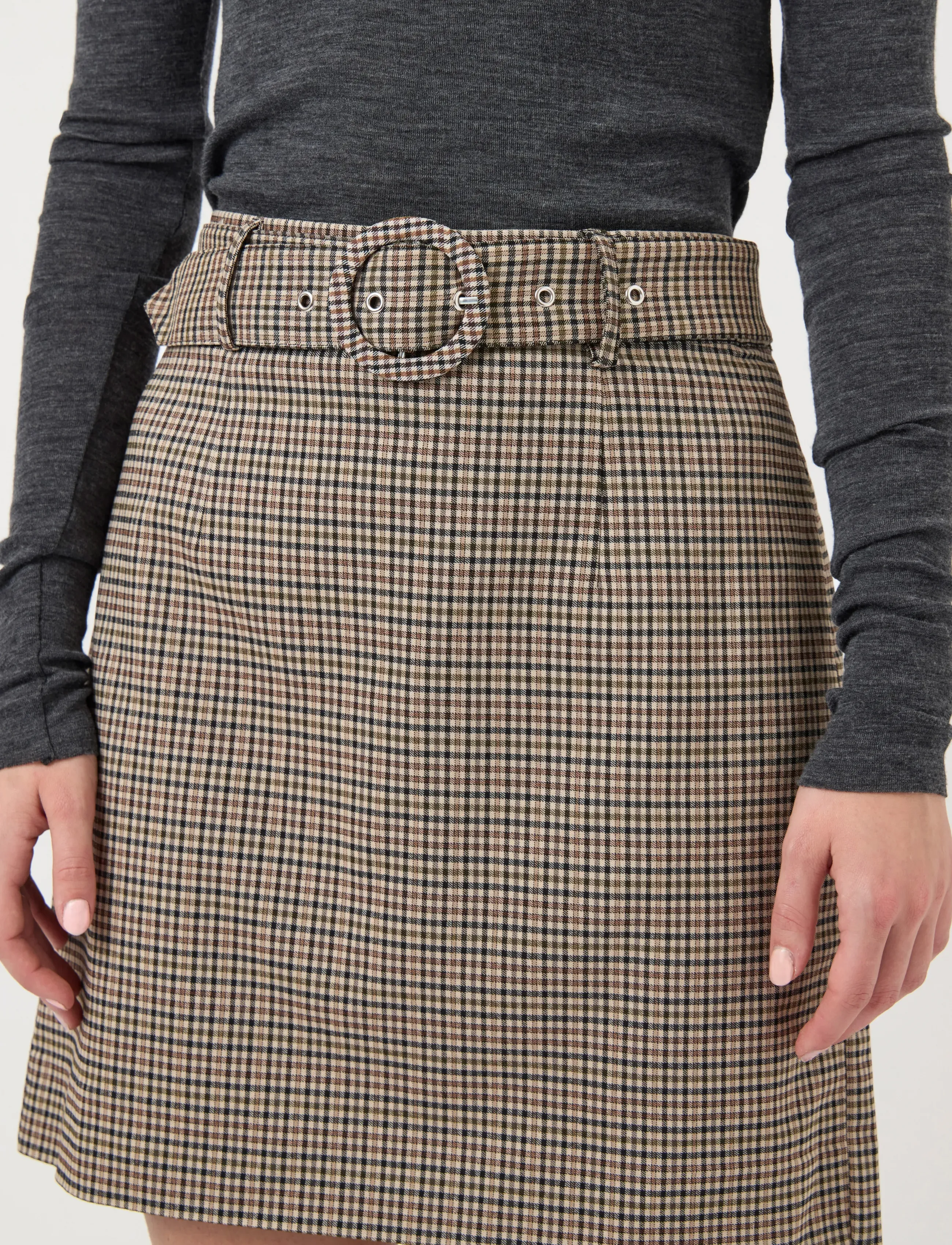 YAS - YASFIRA HMW MINI SKIRT - miniseelikud - fungi - 5