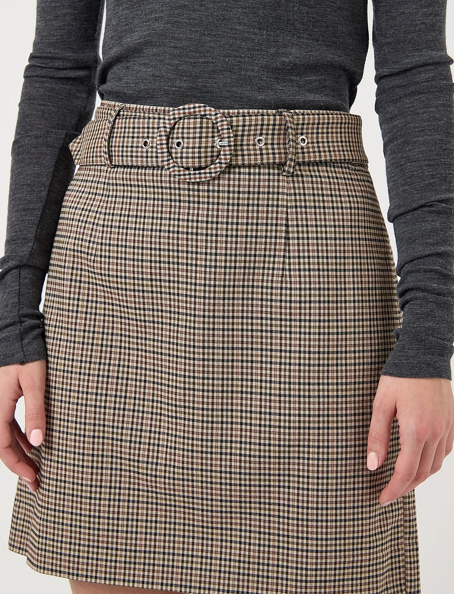YAS - YASFIRA HMW MINI SKIRT - miniseelikud - fungi - 5