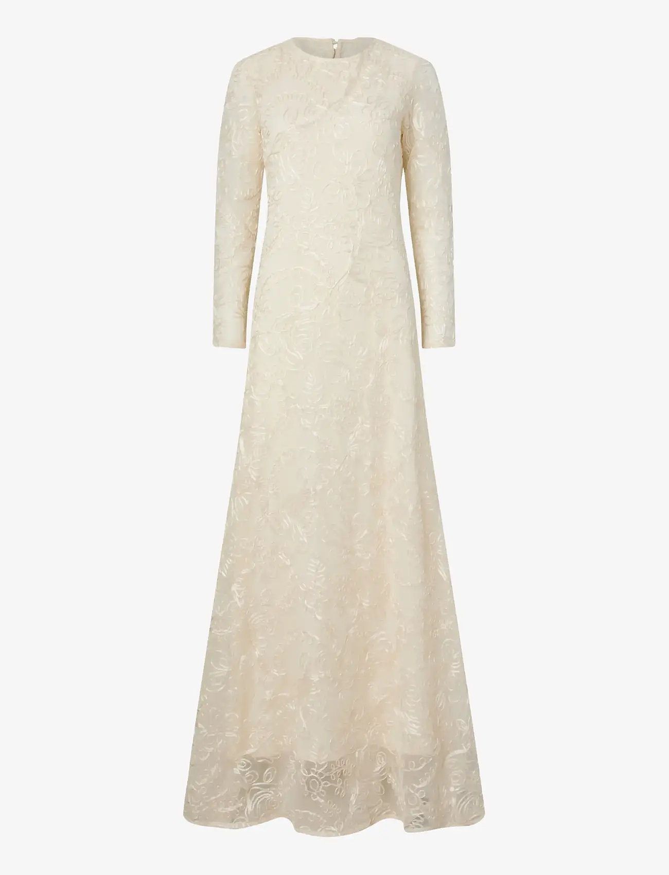 YAS - YASFLORINA LS TRAIN DRESS S. - CELEB - wedding dresses - gardenia - 1