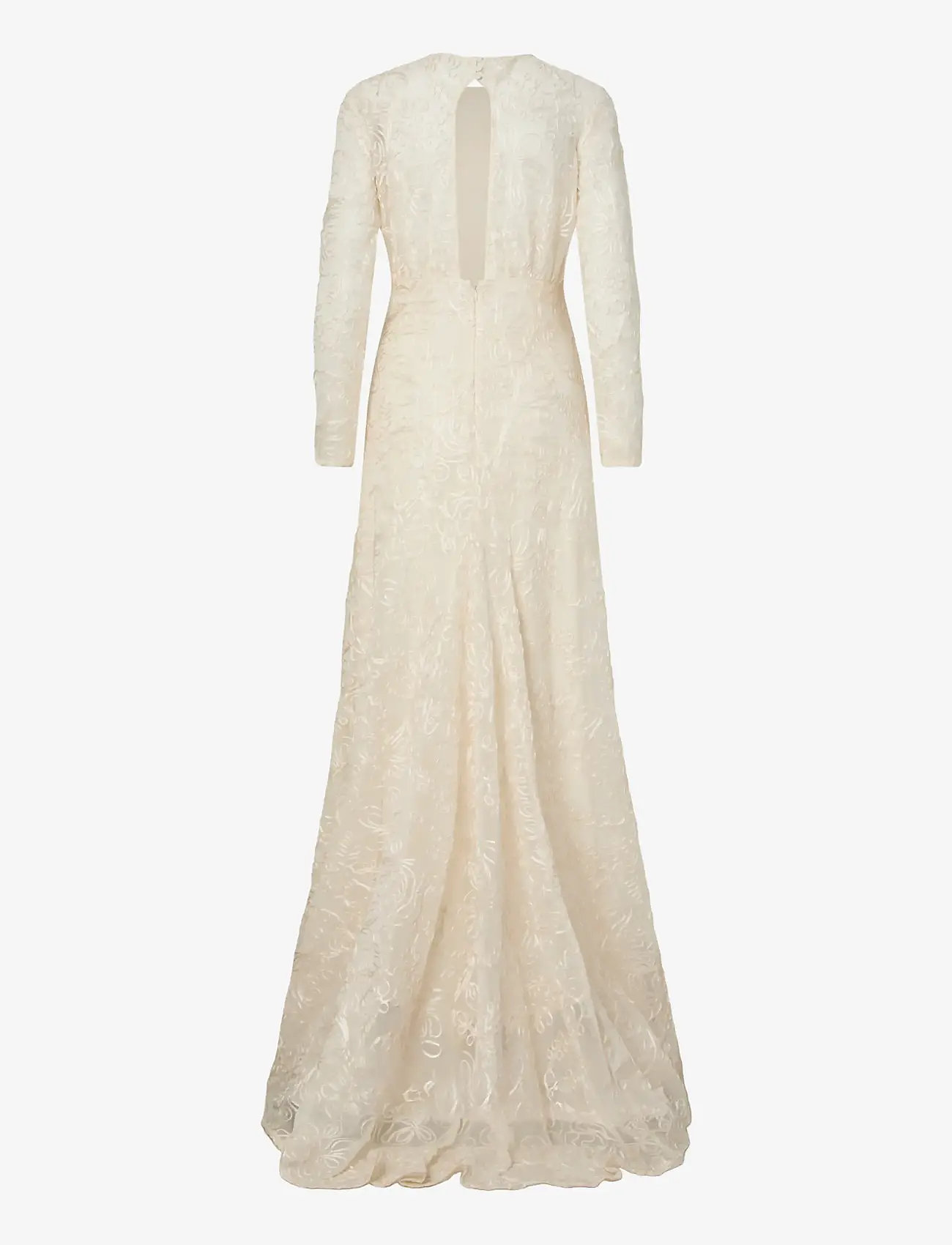 YAS - YASFLORINA LS TRAIN DRESS S. - CELEB - wedding dresses - gardenia - 2