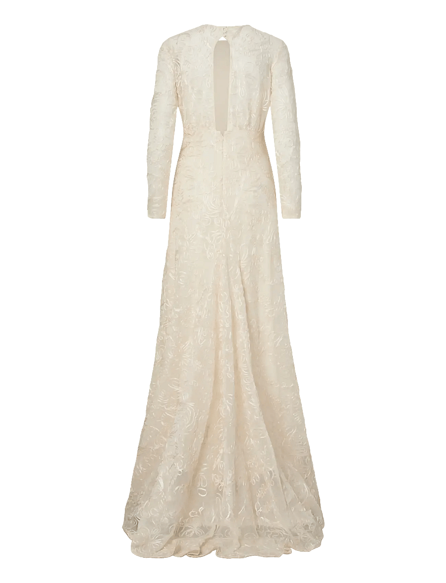 YAS - YASFLORINA LS TRAIN DRESS S. - CELEB - brautkleider - gardenia - 2