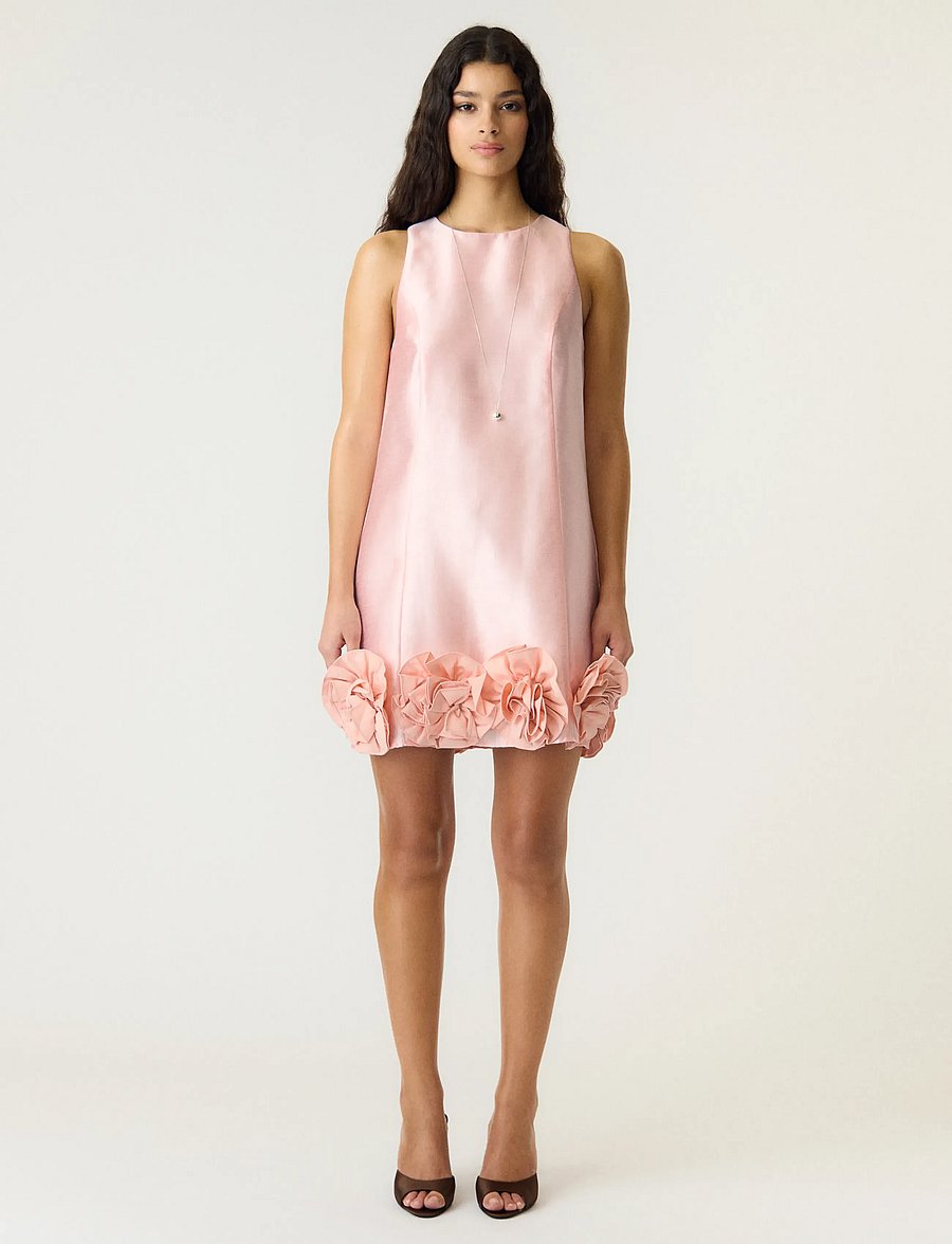 YAS - YASELLINA SL MINI DRESS - CELEB - juhlamekot - blushing rose - 0