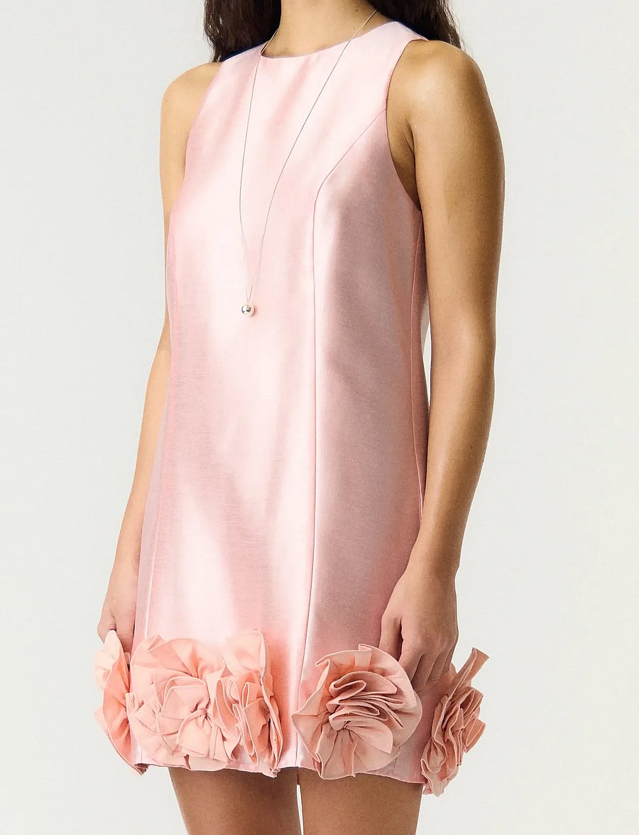 YAS - YASELLINA SL MINI DRESS - CELEB - juhlamekot - blushing rose - 5