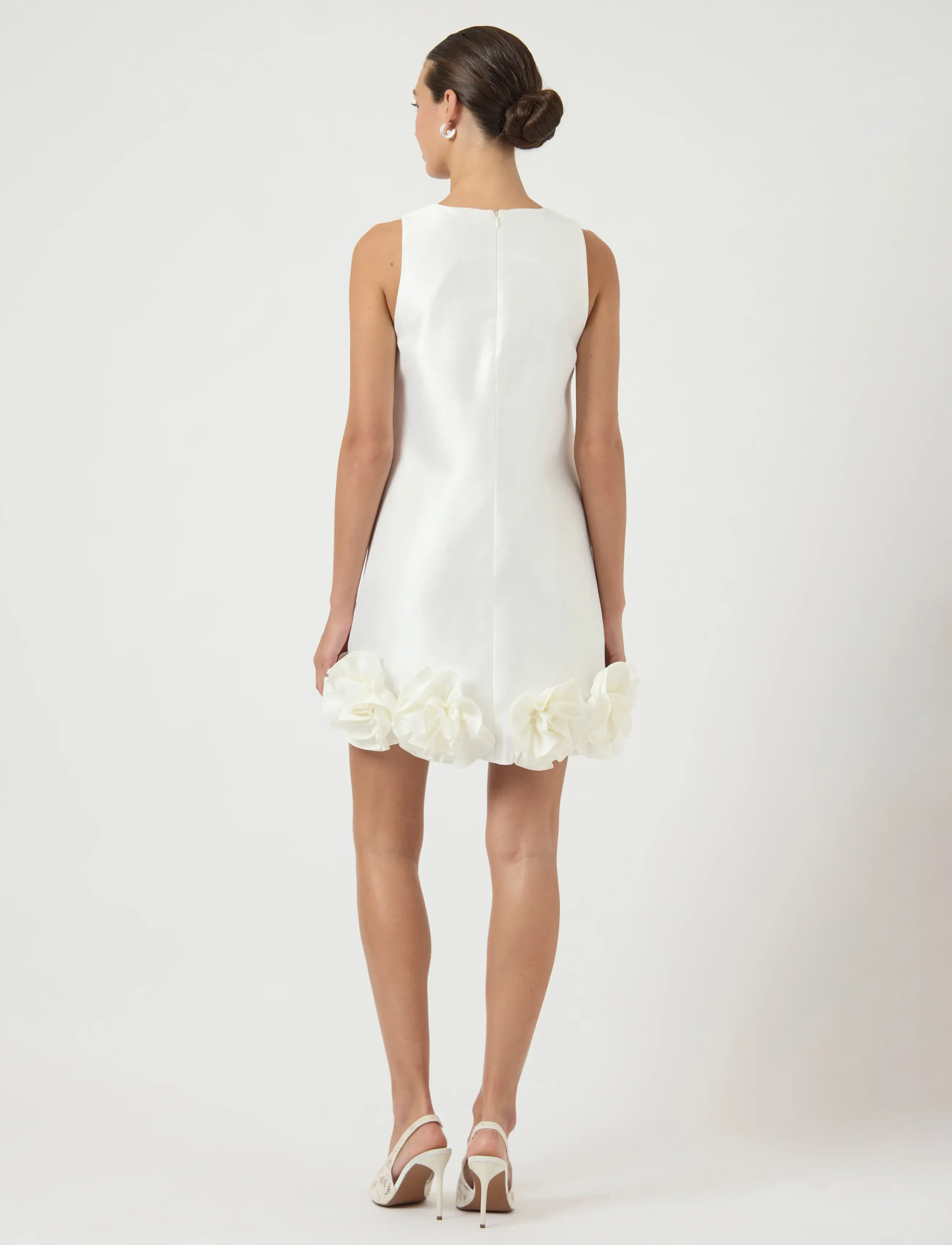 YAS - YASELLINA SL MINI DRESS - CELEB - festklänningar - gardenia - 3