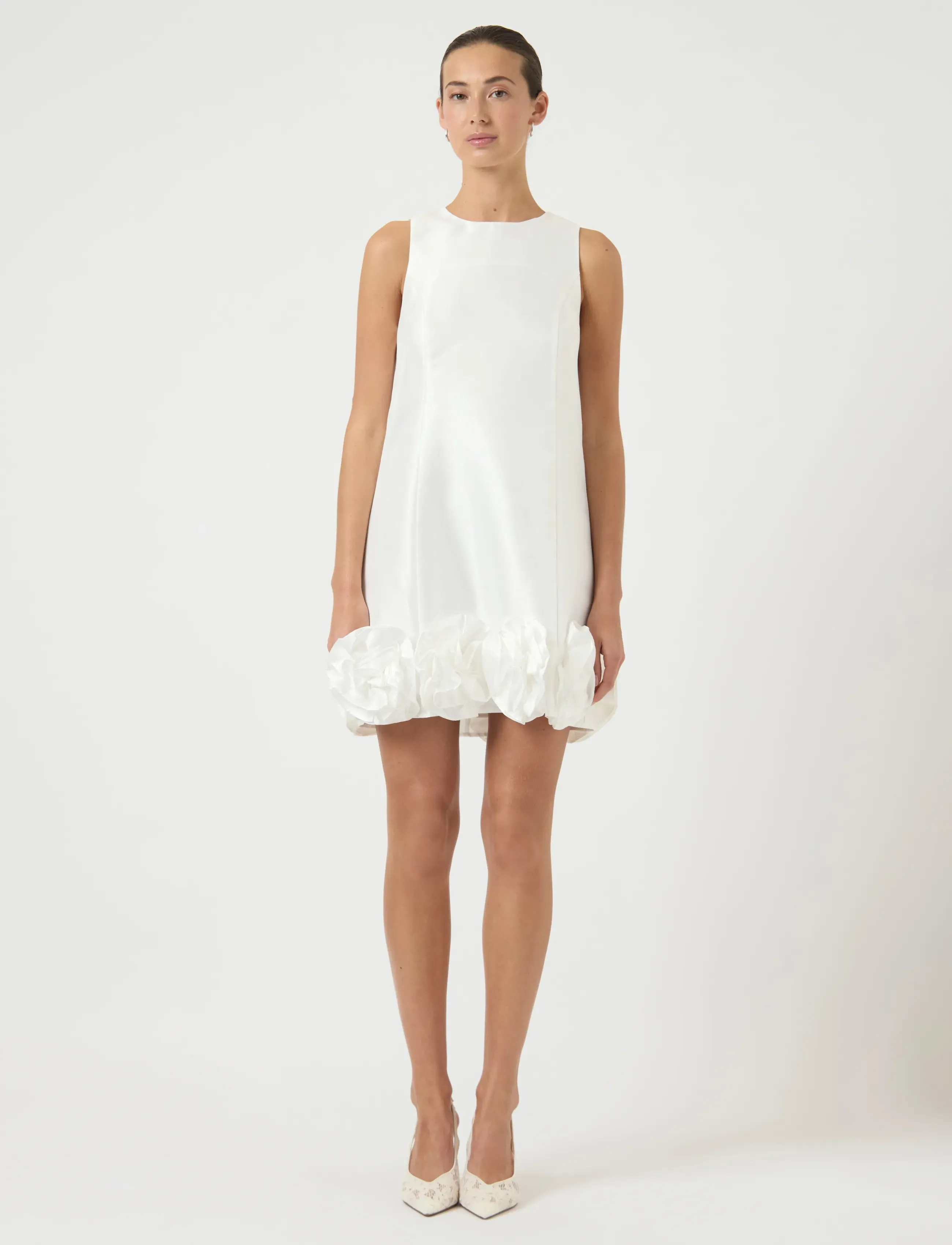 YAS - YASELLINA SL MINI DRESS - CELEB - festklänningar - gardenia - 5