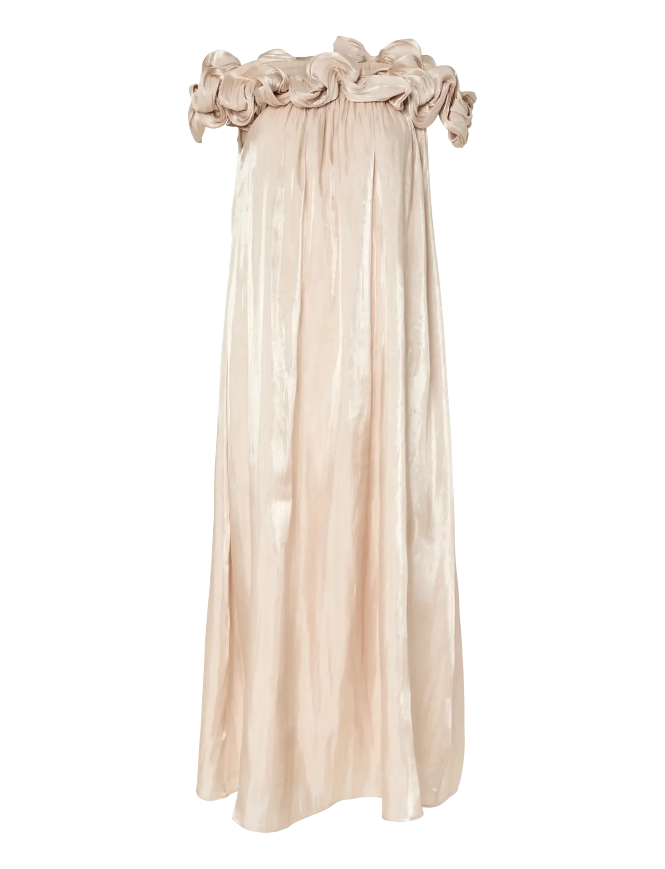 YAS YASTURINO OS LONG DRESS - SHOW - Maxikleider - FOG / pink/rose