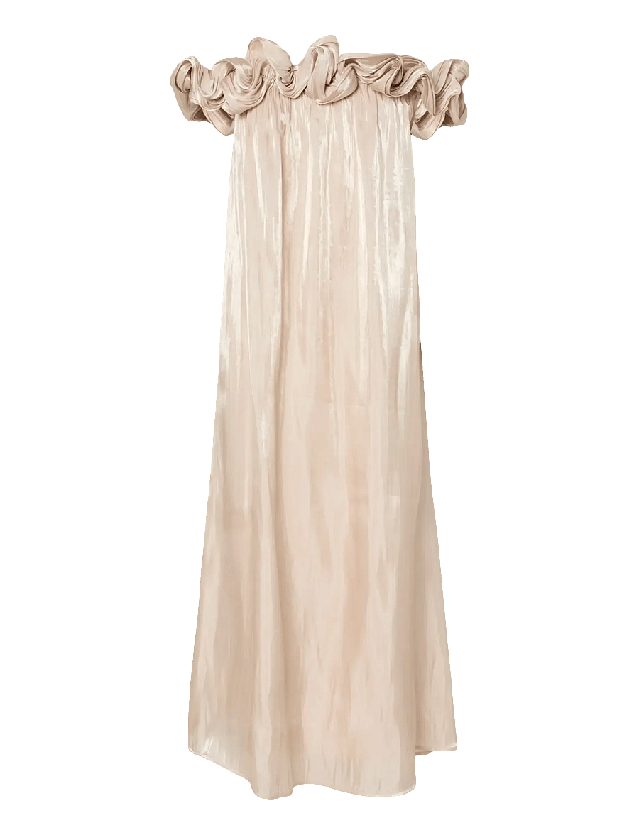 YAS - YASTURINO OS LONG DRESS - SHOW - festklänningar - fog - 1