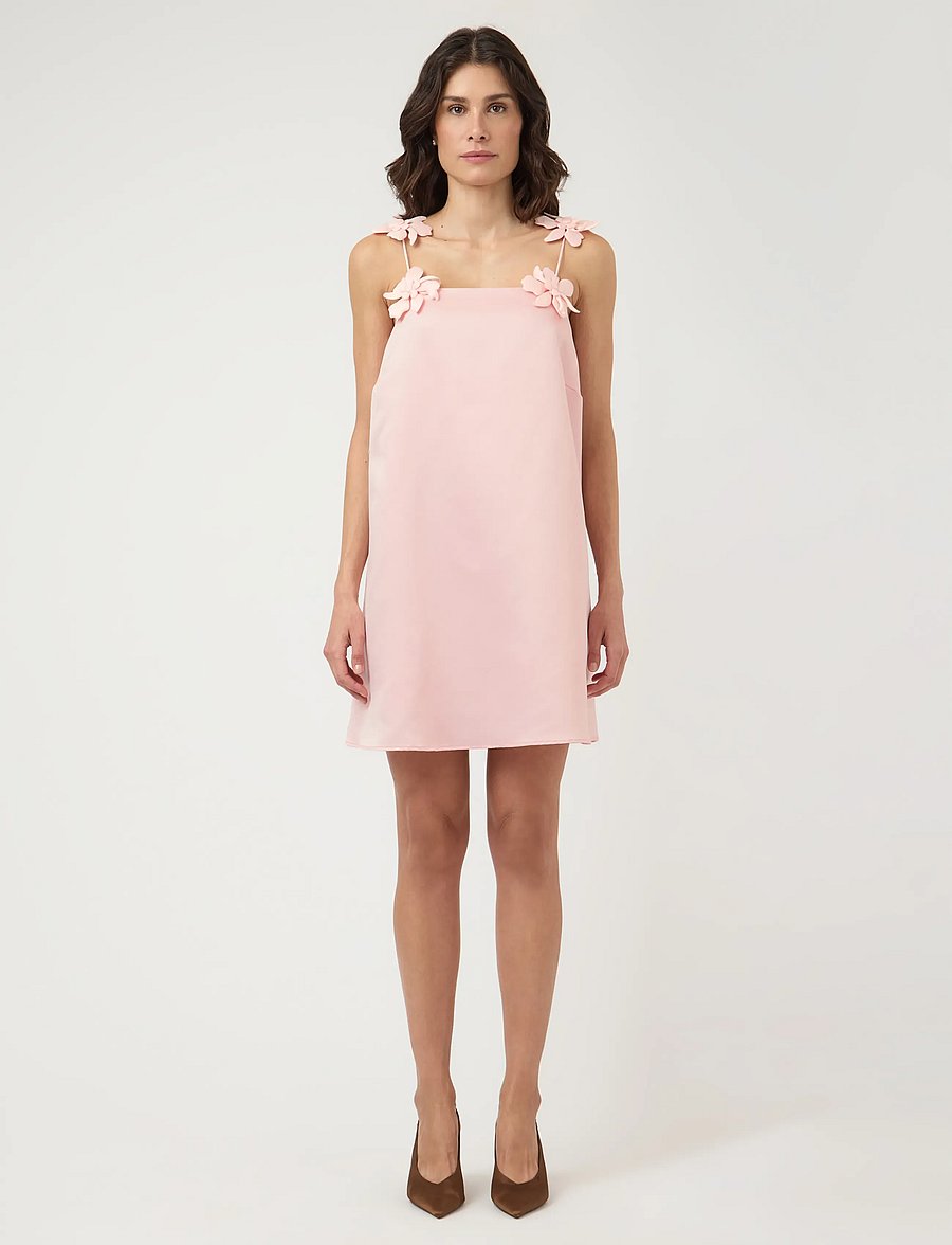 YAS - YASDOUCE STRAP MIDI DRESS - BM - festklänningar - blushing rose - 0