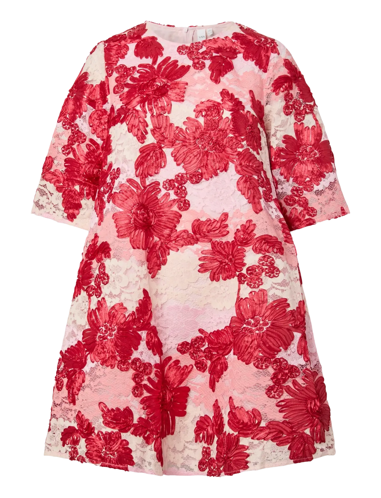 YAS Yasfligo 2/4 Kleid - Show Rot - 36 - Damen