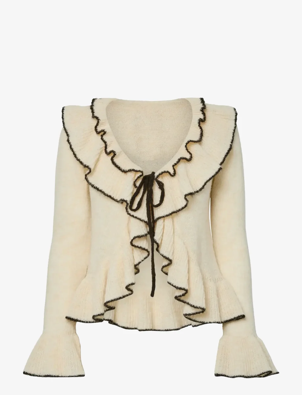 YAS - YASNANA LS KNIT CARDIGAN S. - D2D - koftor - birch - 0