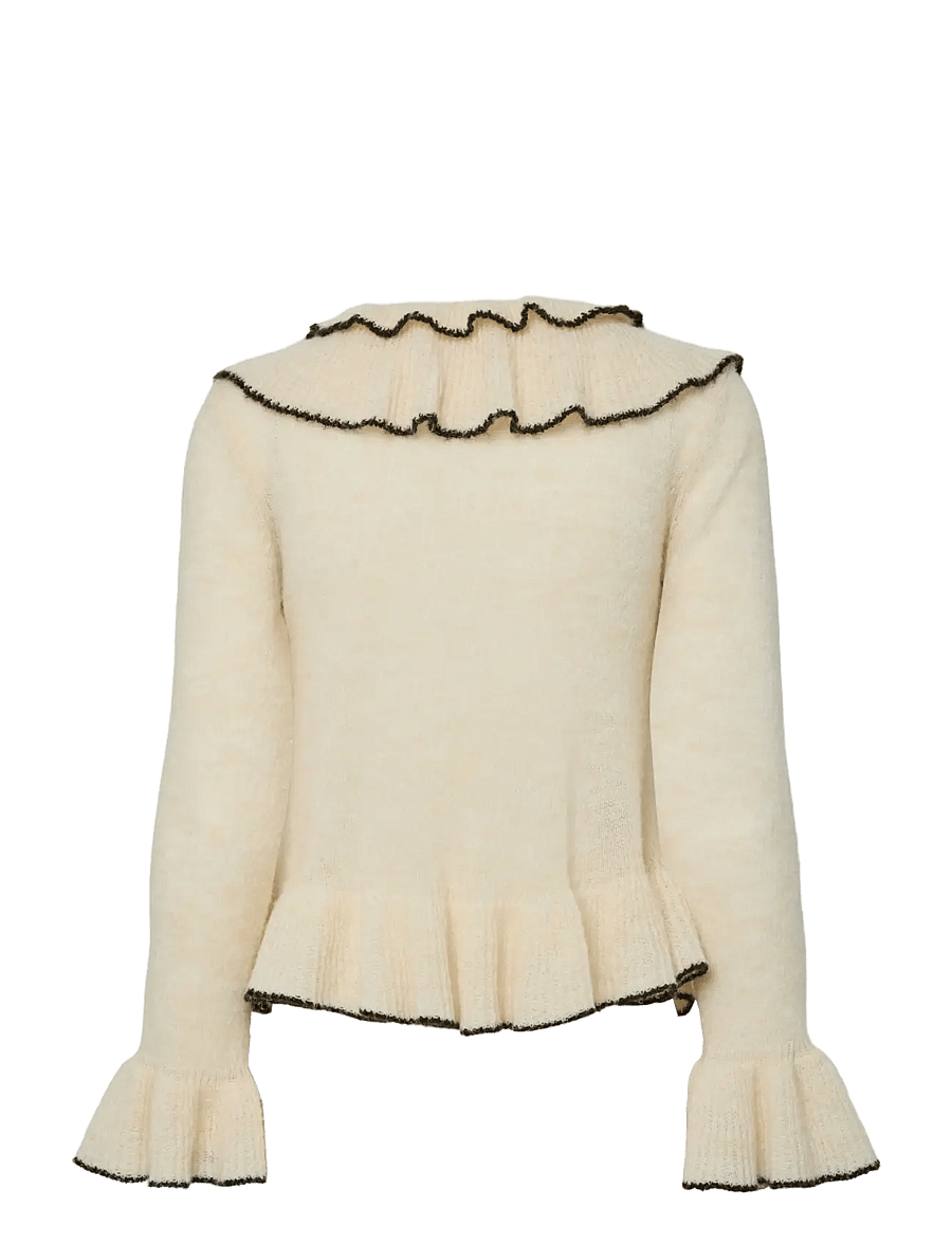 YAS - YASNANA LS KNIT CARDIGAN S. - D2D - birch - 1