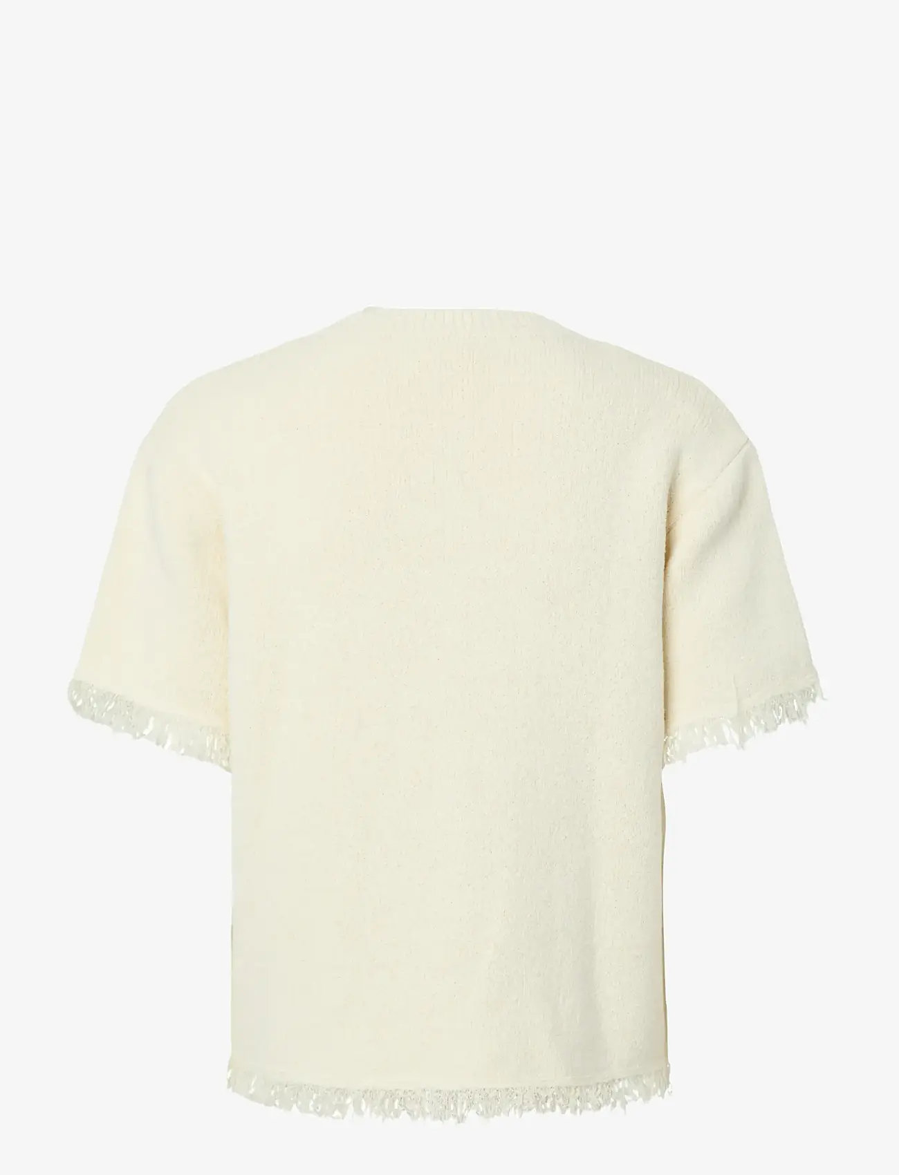 YAS - YASLAURA SS KNIT CARDIGAN - D2D - koftor - birch - 1