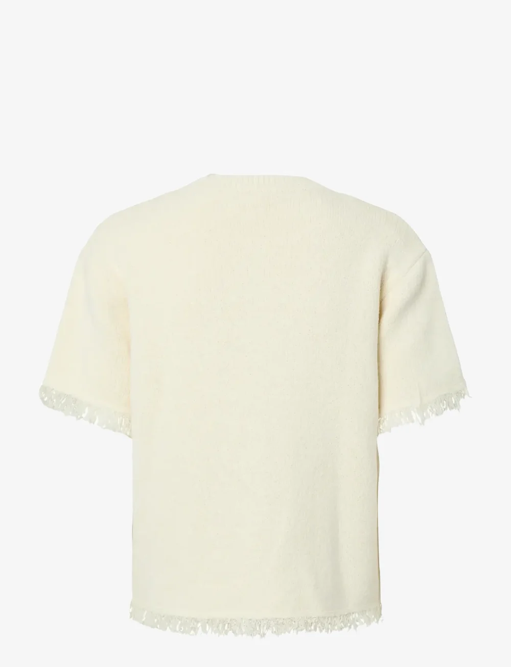 YAS - YASLAURA SS KNIT CARDIGAN - D2D - koftor - birch - 1