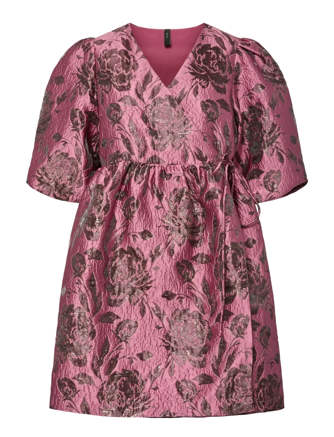 YAS marie 2/4 Wrap Dress D2D, 34, Dresses, Rosa - Short Dress, Frauen