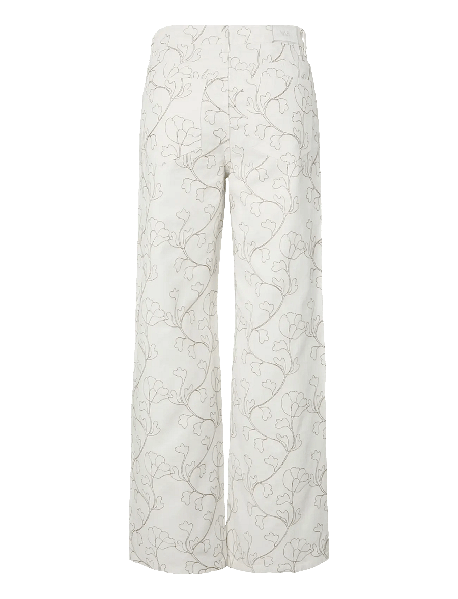 YAS - YASBLUMA MW STRAIGHT JEANS - gerade jeans - star white - 2