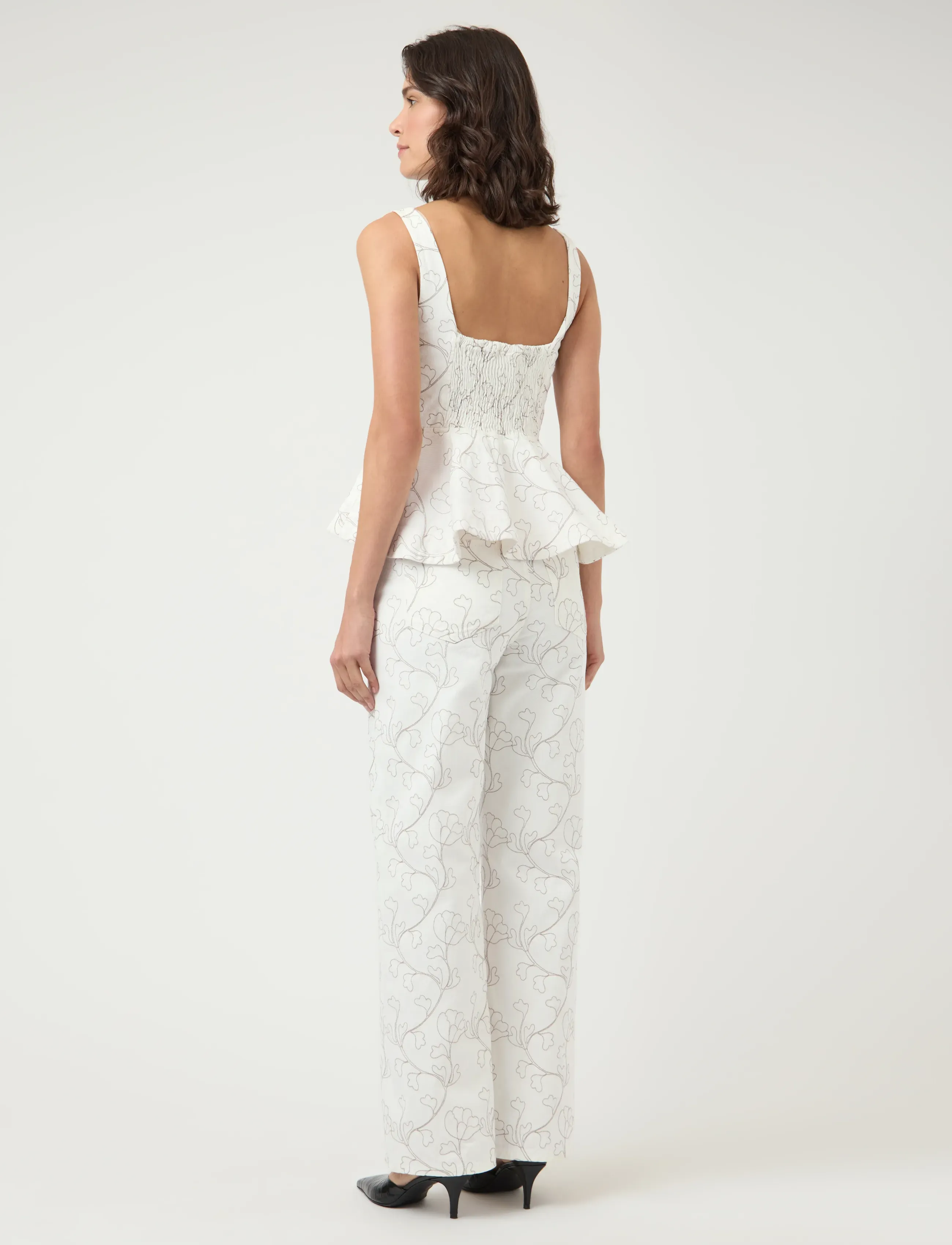 YAS - YASBLUMA MW STRAIGHT JEANS - straight jeans - star white - 3