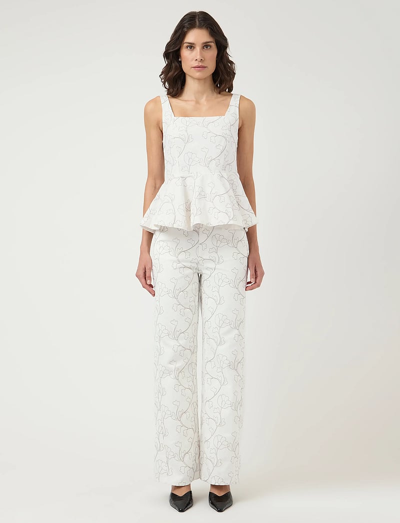 YAS - YASBLUMA MW STRAIGHT JEANS - straight jeans - star white - 4