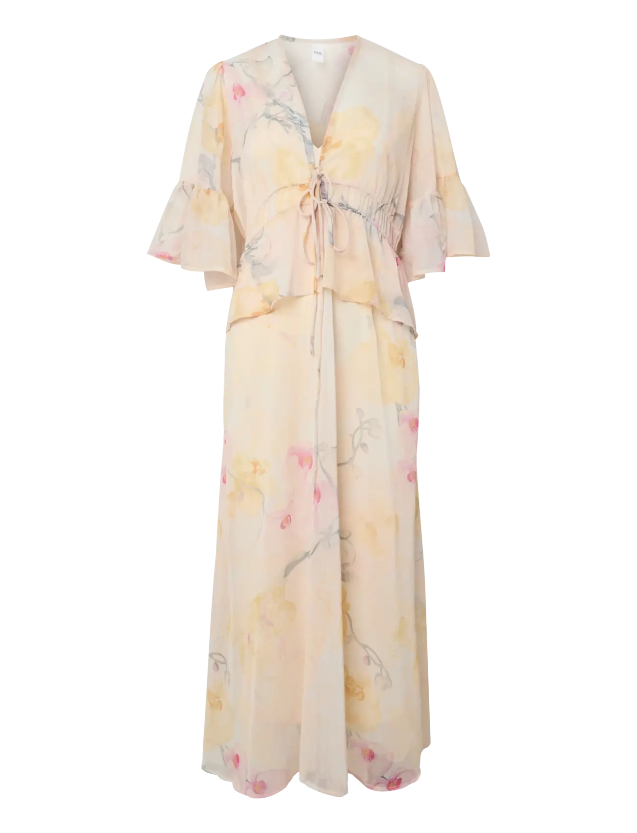 YAS - YASBLOMINA 2/4 ANKLE DRESS - SHOW - maxikleider - afterglow - 1