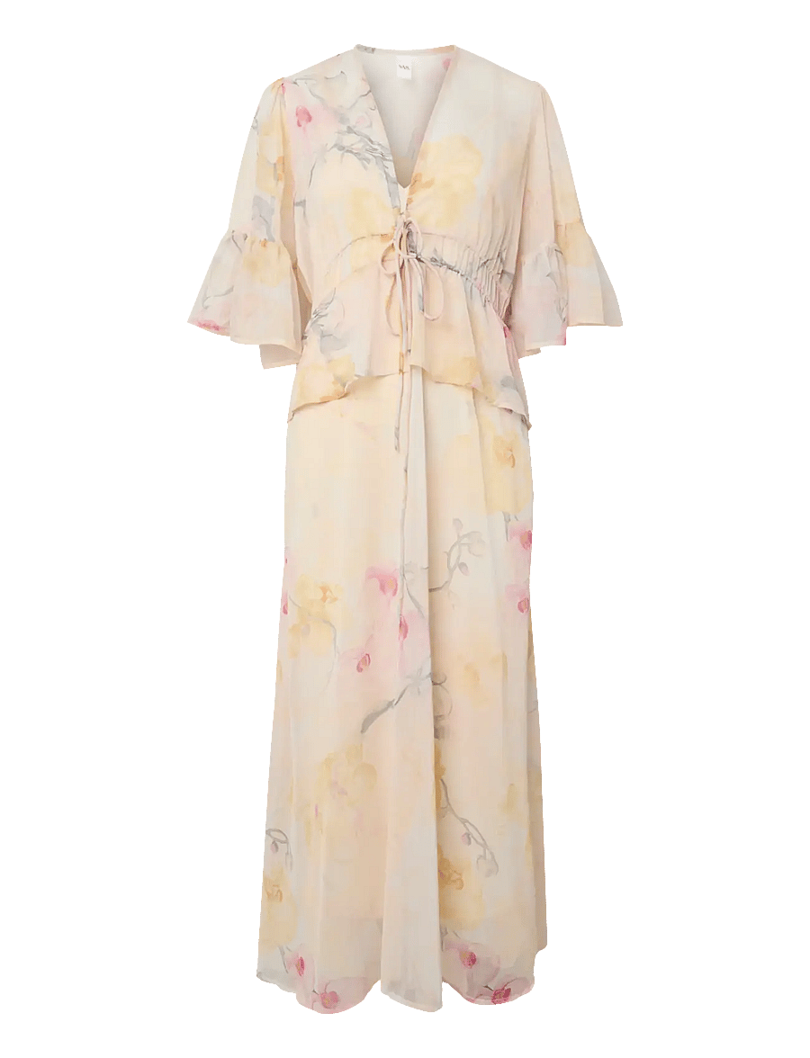 YAS - YASBLOMINA 2/4 ANKLE DRESS - SHOW - maxikleider - afterglow - 1