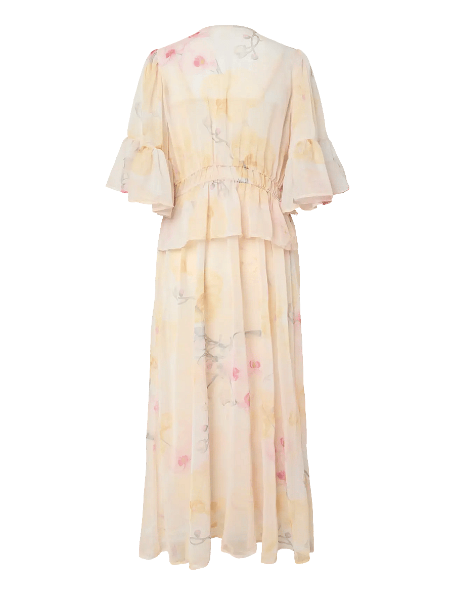 YAS - YASBLOMINA 2/4 ANKLE DRESS - SHOW - maxikleider - afterglow - 2