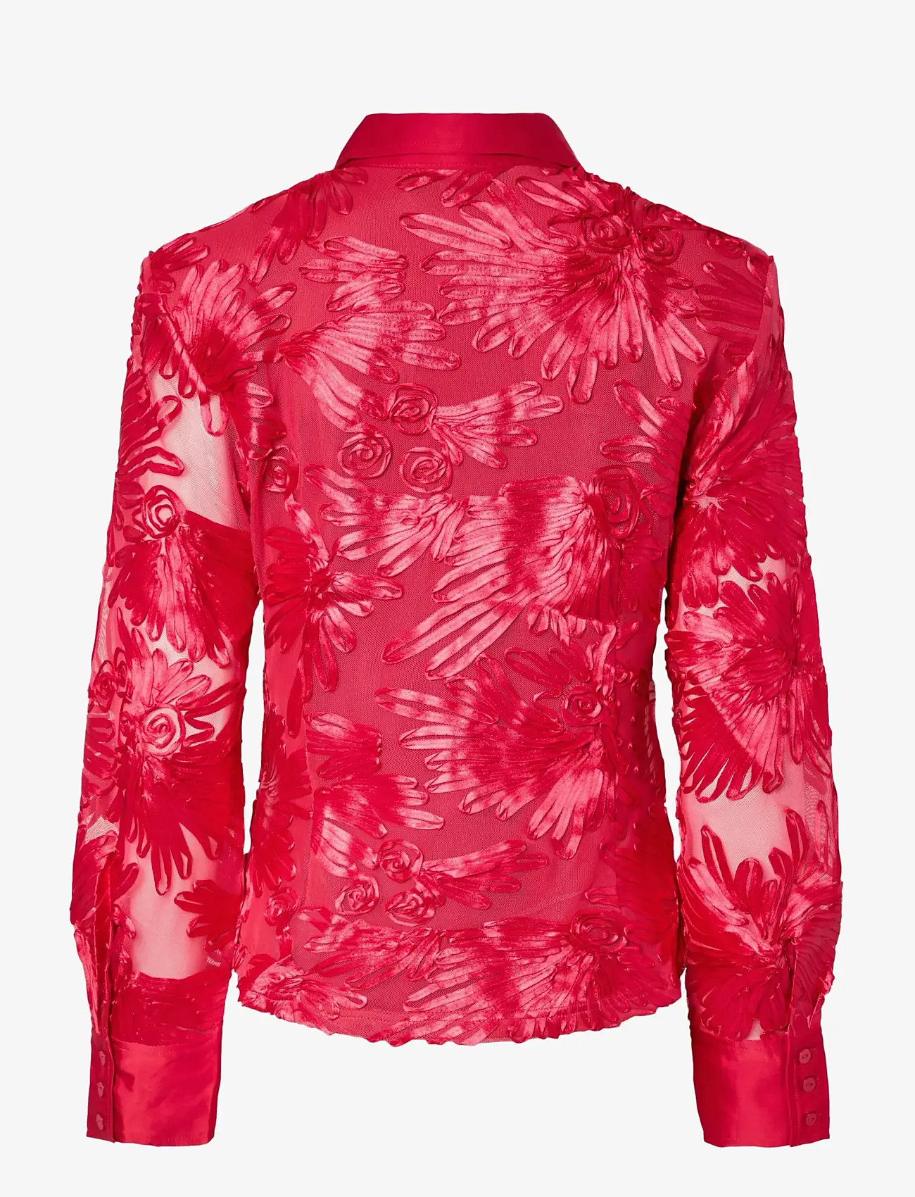 YAS - YASFLOREE LS SHIRT - D2D - langærmede bluser - persian red - 1