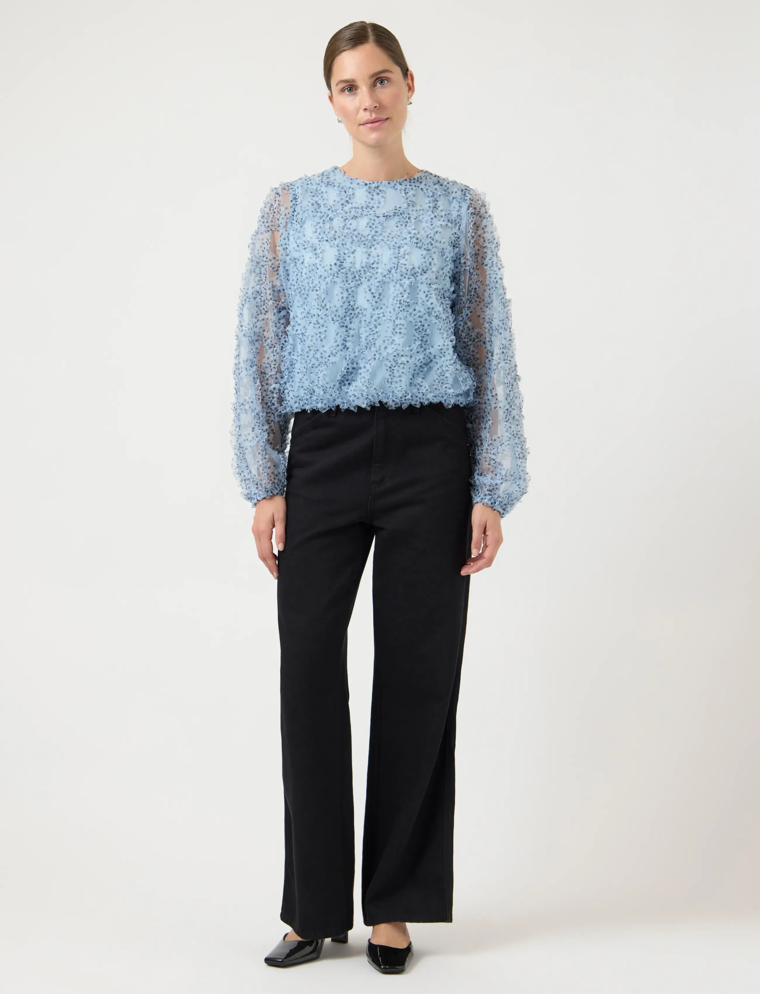 YAS - YASTULLI LS TOP - D2D - långärmade blusar - skyway - 4