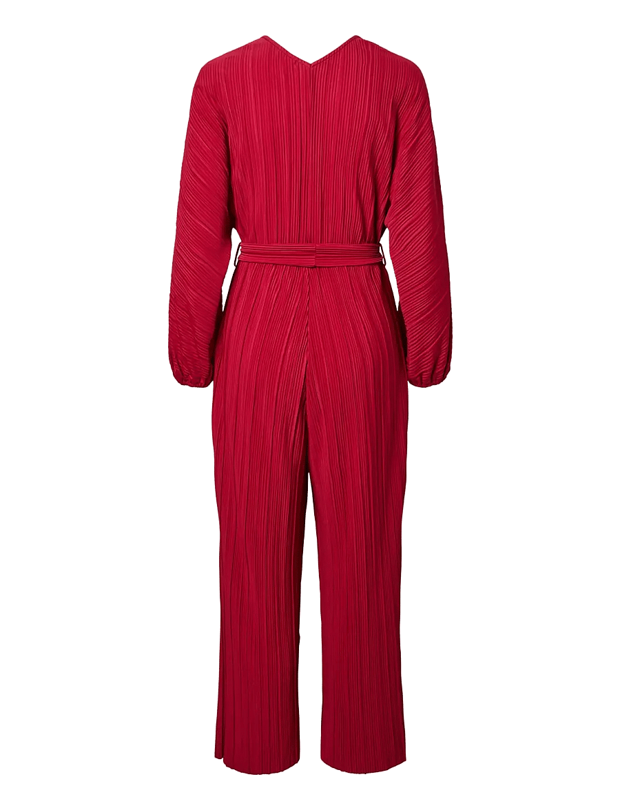 YAS - YASOLINDA LS ANKLE JUMPSUIT S. - D2D - besondere anlässe - persian red - 2