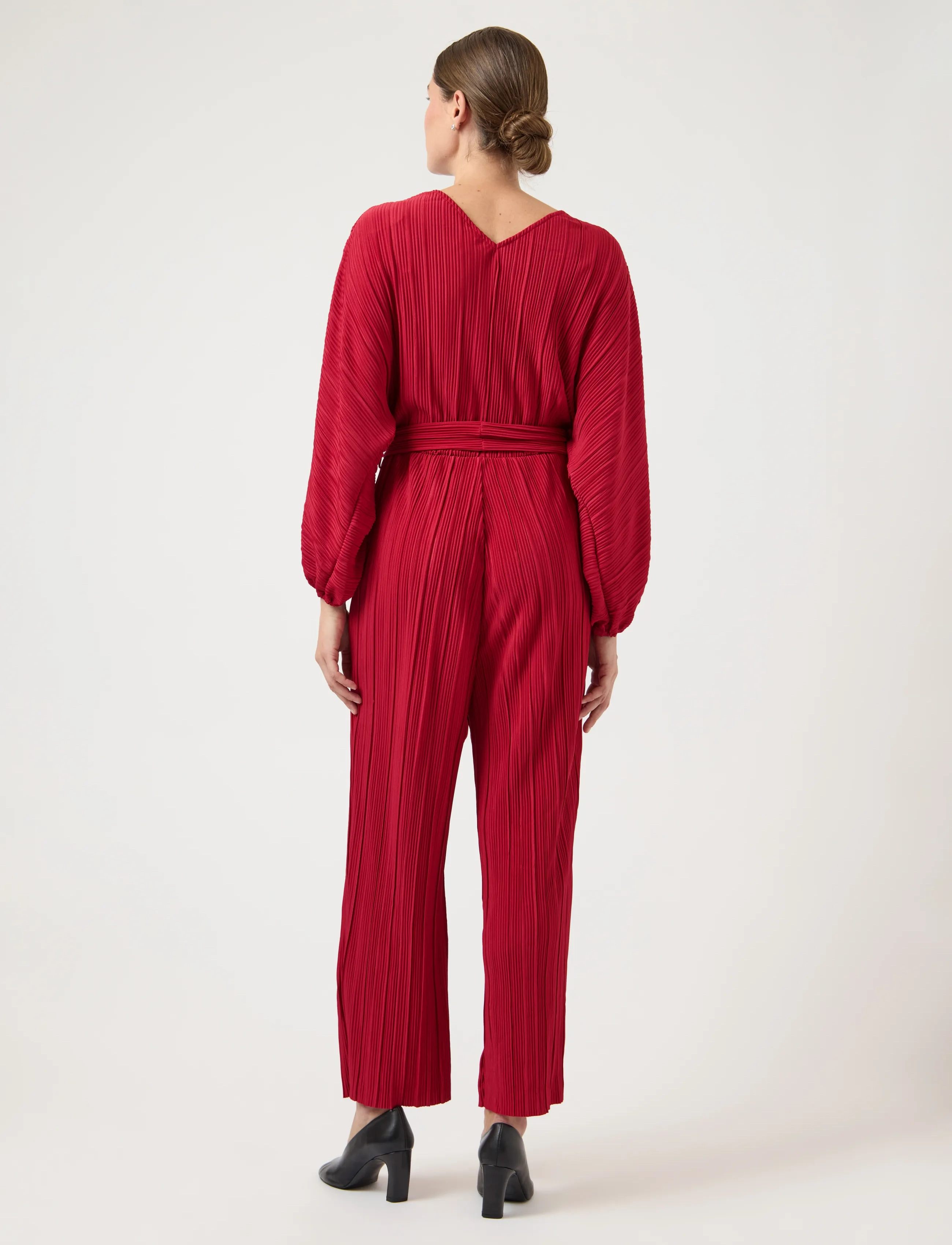 YAS - YASOLINDA LS ANKLE JUMPSUIT S. - D2D - besondere anlässe - persian red - 3