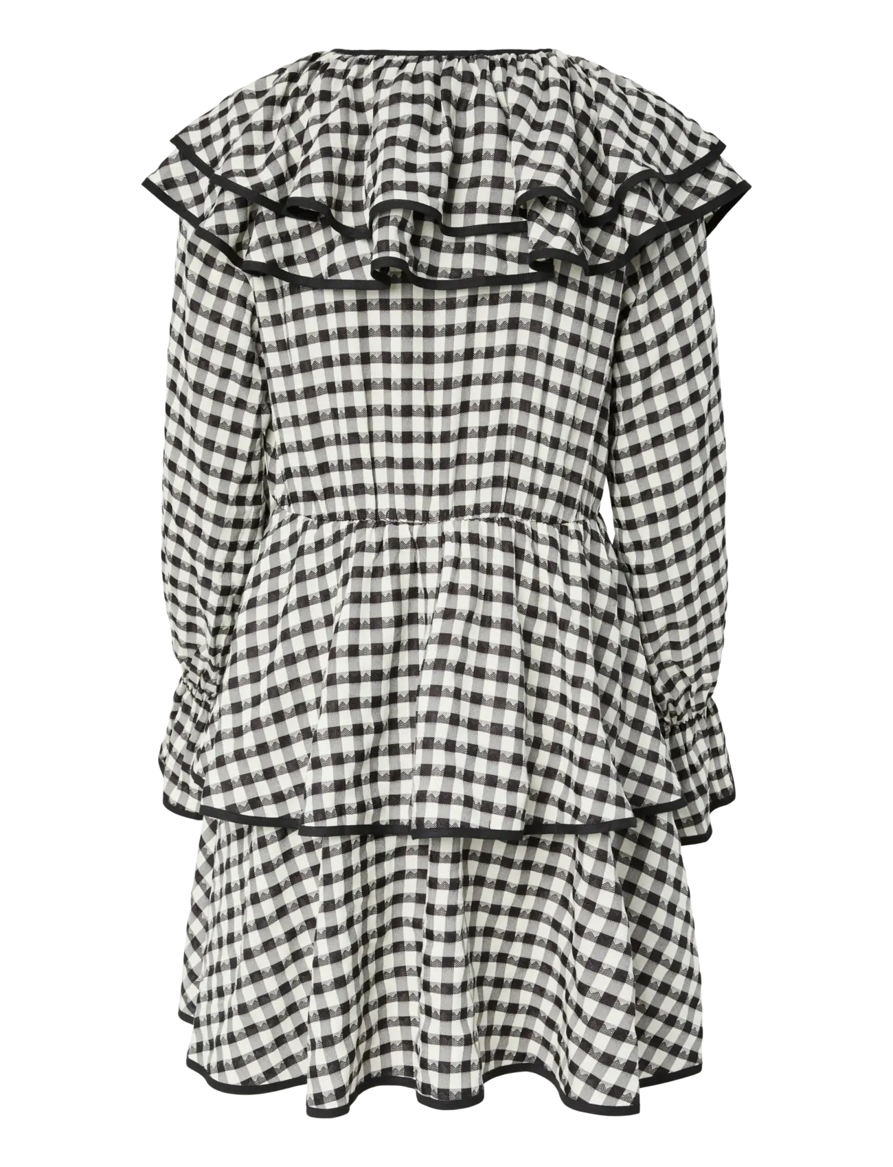 YAS - YASSOTINA LS SHORT DRESS - D2D - kurze kleider - black - 1