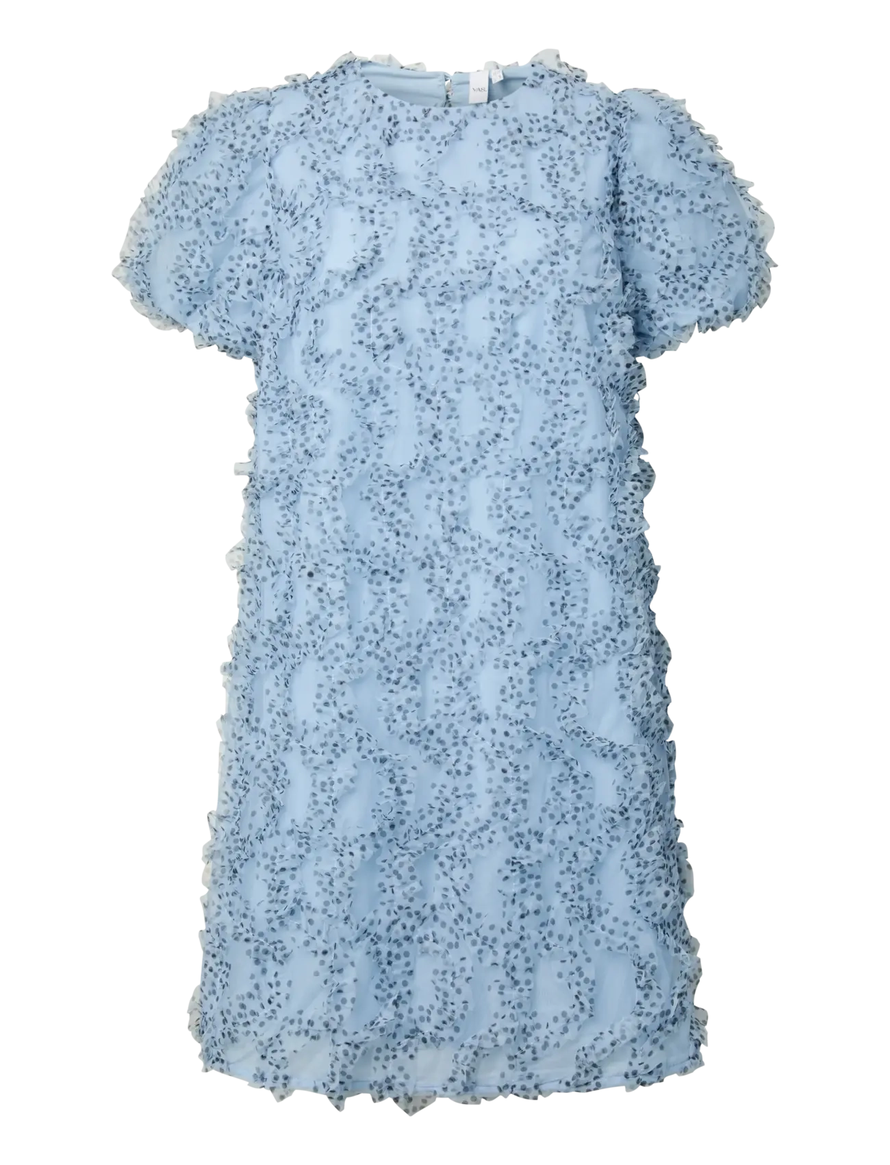 YAS tulli Ss Dress D2D, 38, Dresses, Blau - Party Frauen