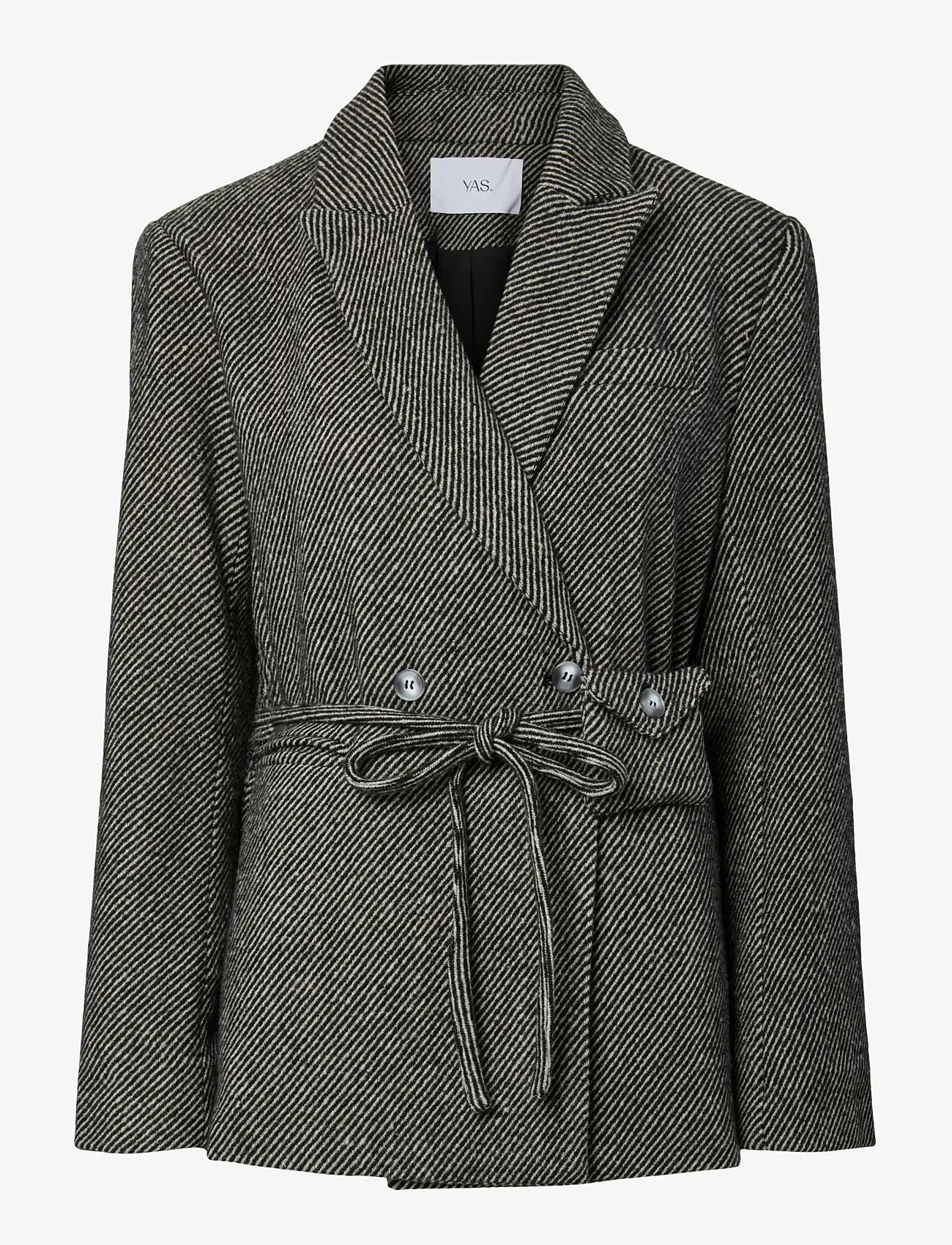 YAS - YASARITA LS BLAZER - D2D - vööga bleiserid - black - 1