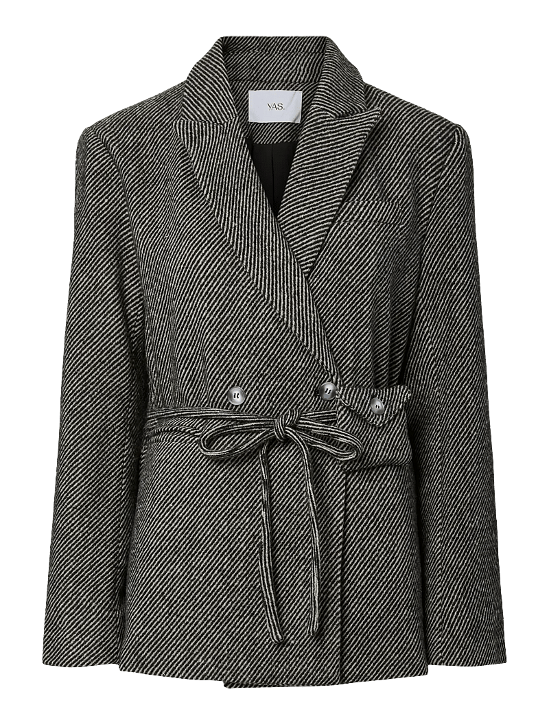 YAS - YASARITA LS BLAZER - D2D - vööga bleiserid - black - 1