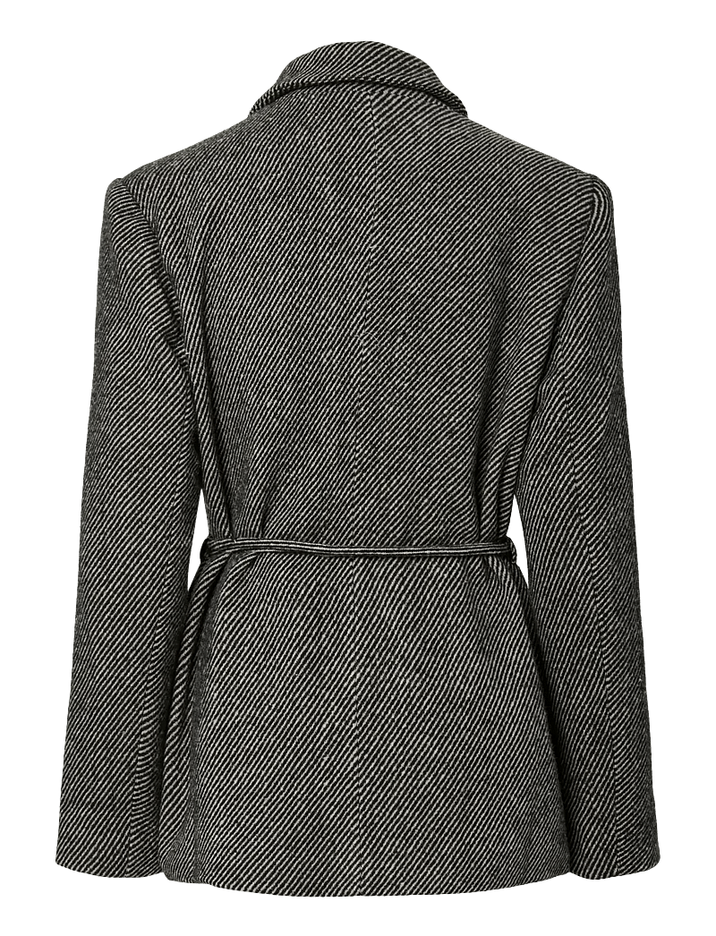 YAS - YASARITA LS BLAZER - D2D - vööga bleiserid - black - 2