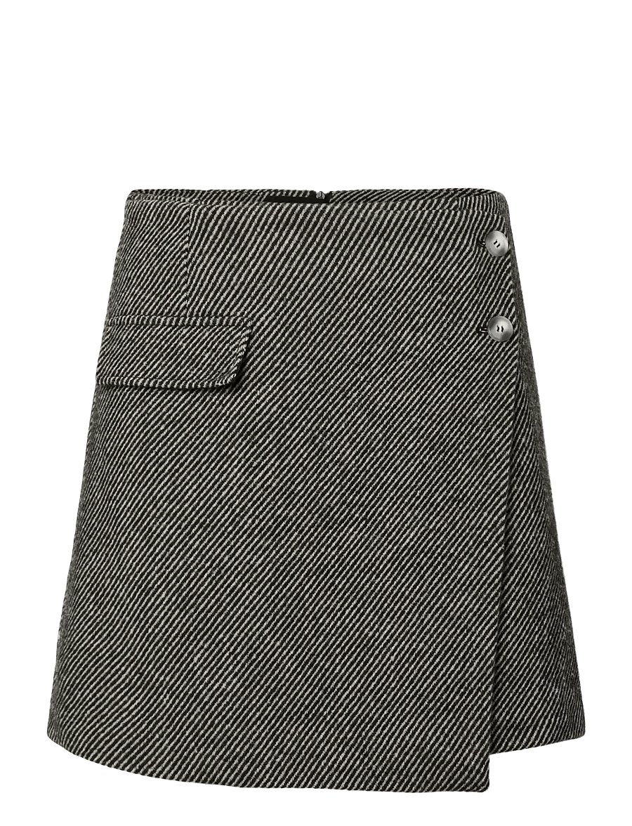 YAS - YASARITA HW SKIRT - D2D - miniseelikud - black - 0