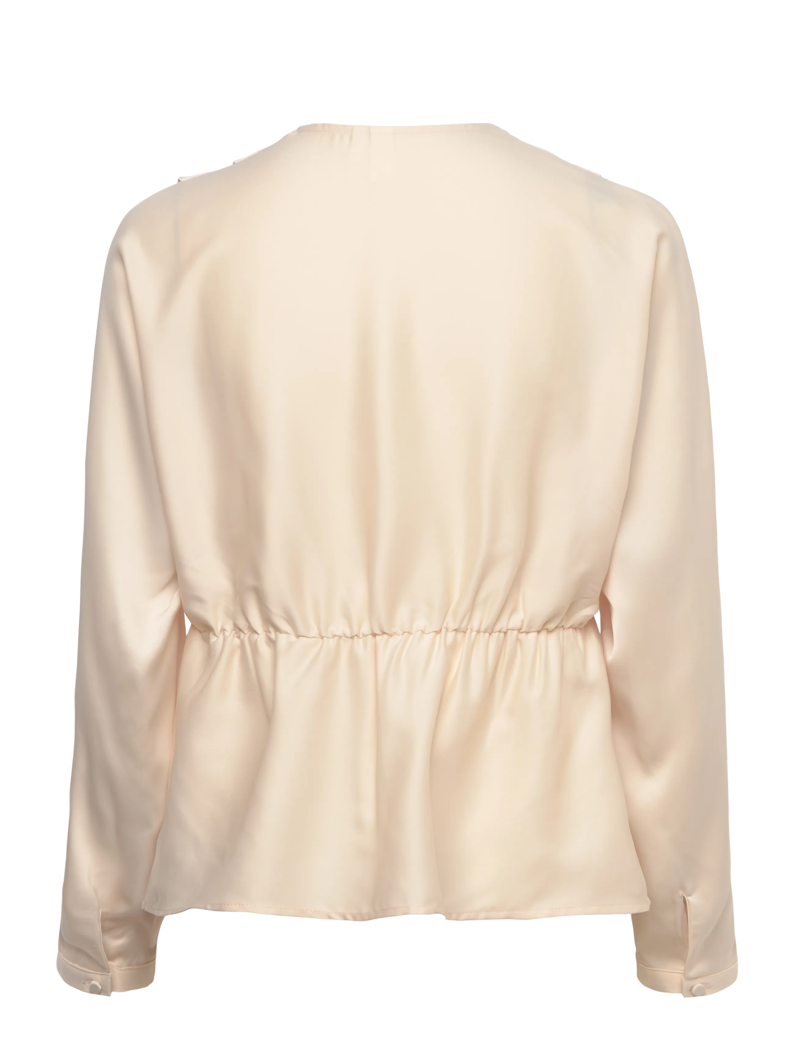 YAS - YASPELLA LS V-NECK TOP S. - D2D - long sleeved blouses - sheer bliss - 2