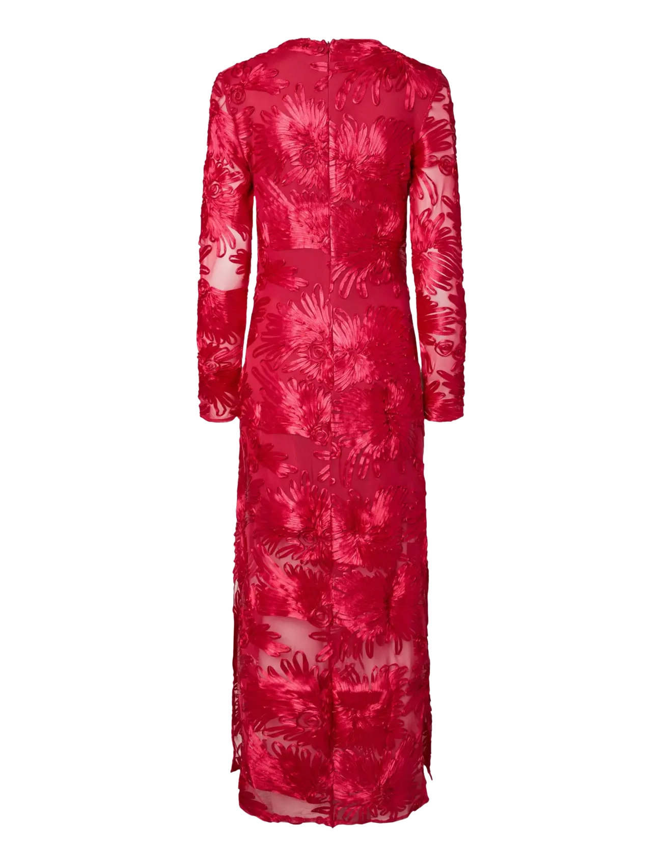 YAS - YASFLOREE LS LONG DRESS - D2D - evening dresses - persian red - 2