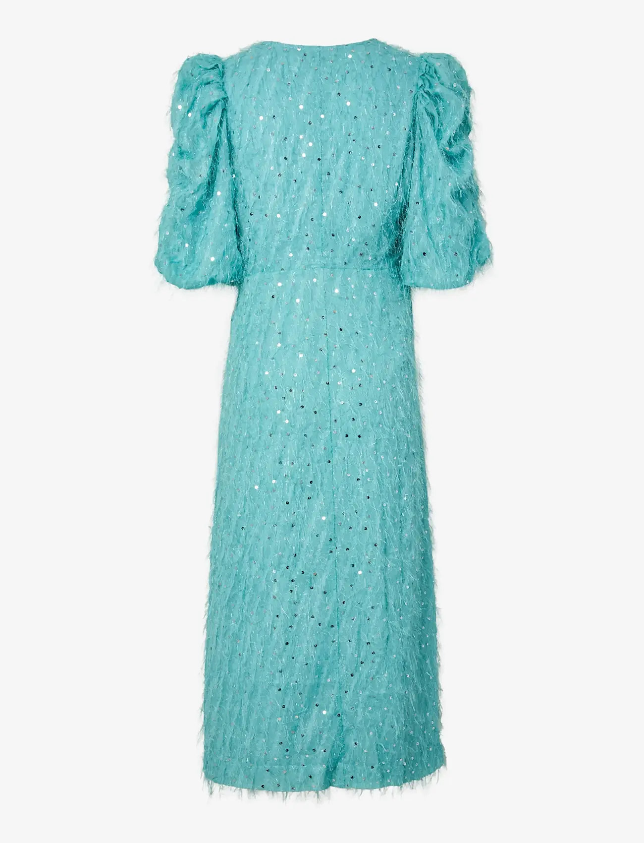YAS - YASILZA 2/4 LONG SEQUIN DRESS - D2D - paljettklänningar - reef waters - 1