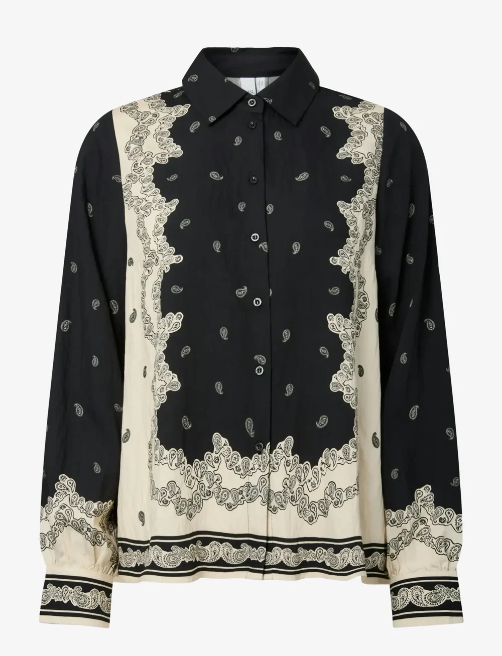 YAS - YASTRANO LS SHIRT S. - D2D - långärmade skjortor - black - 0