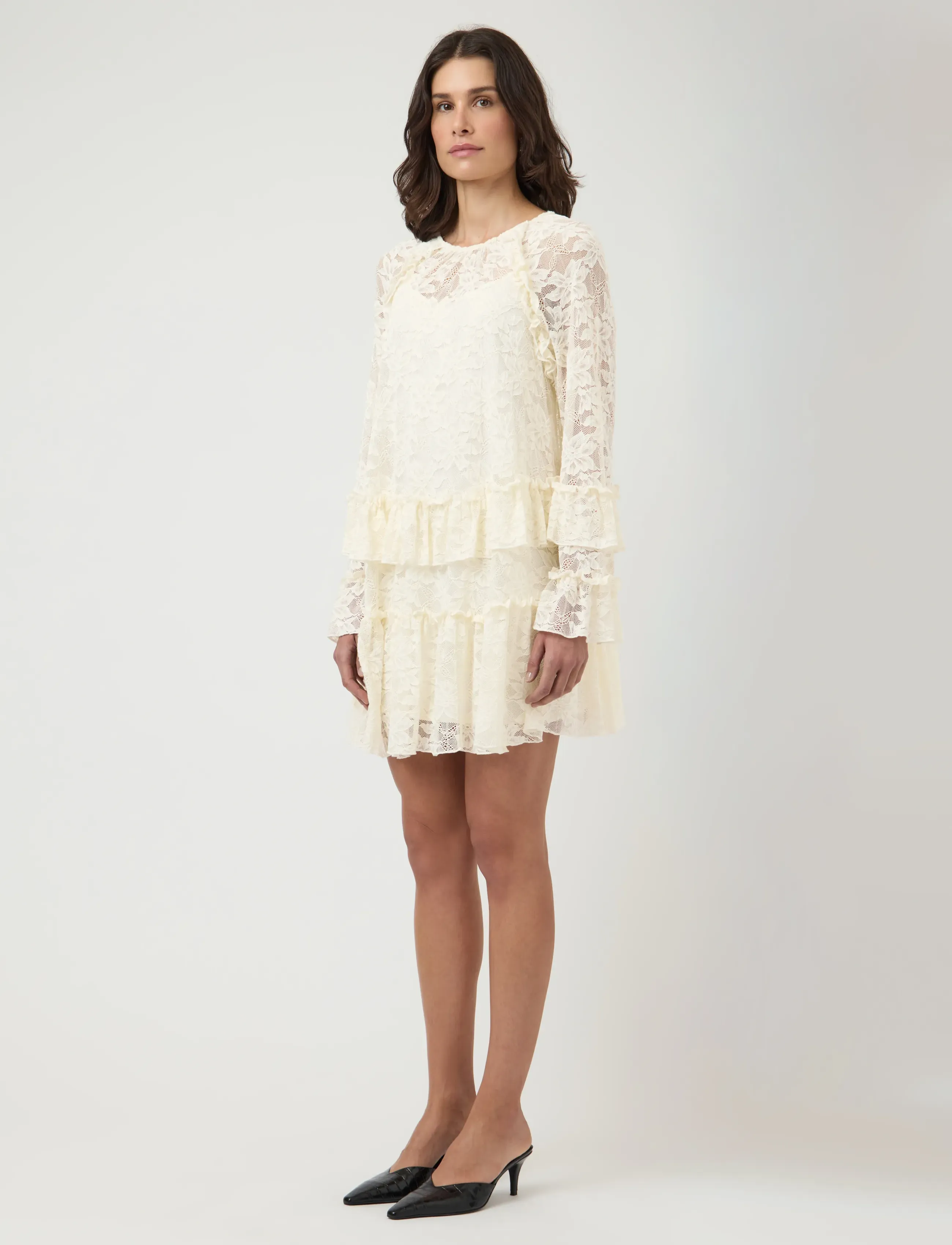 YAS - YASTUKKA LS DRESS - FEST - spitzenkleider - pristine - 4