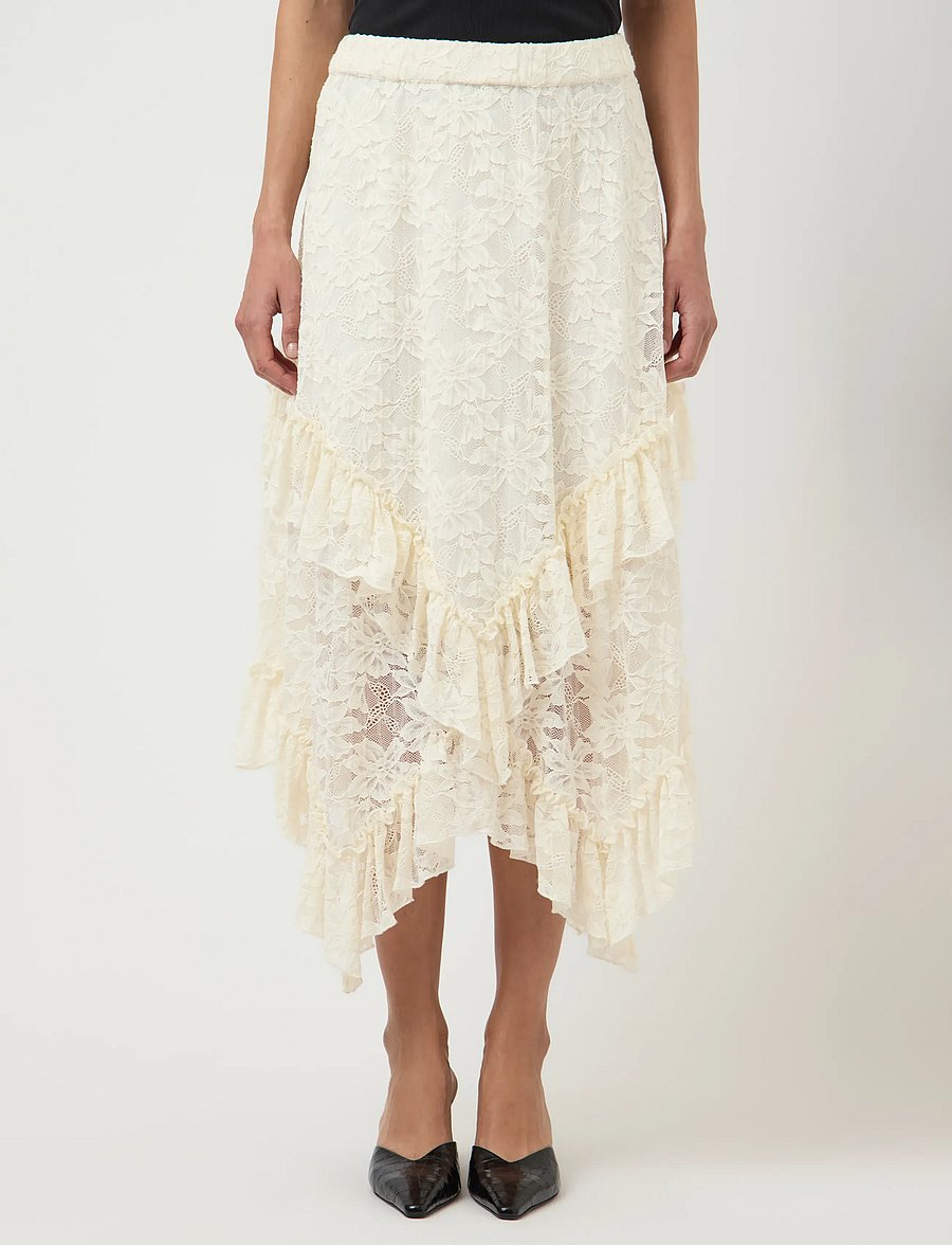 YAS - YASTUKKA HW ANKLE SKIRT - FEST - maxi skirts - pristine - 0