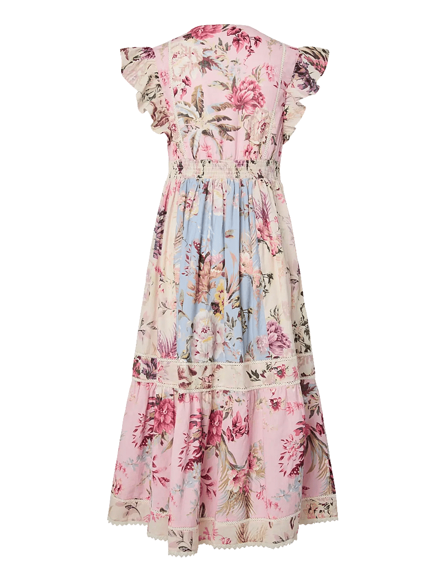 YAS - YASMESSA CS LONG DRESS - FEST S. - kesämekot - pristine - 2