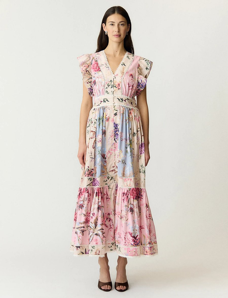 YAS - YASMESSA CS LONG DRESS - FEST S. - kesämekot - pristine - 5