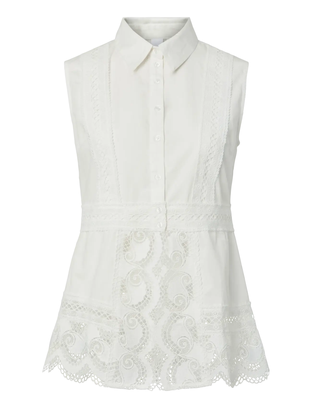 YAS YASLANA SL SHIRT S. - Everyday Style - STAR WHITE / white