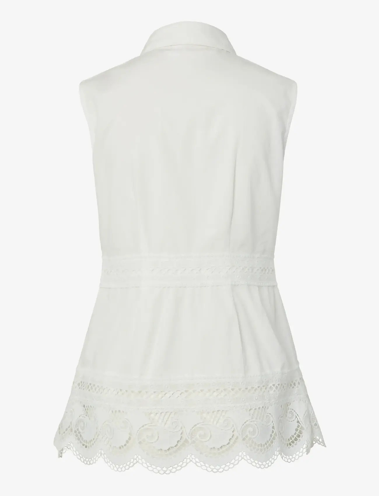 YAS - YASLANA SL SHIRT S. - Ärmellose blusen - star white - 1