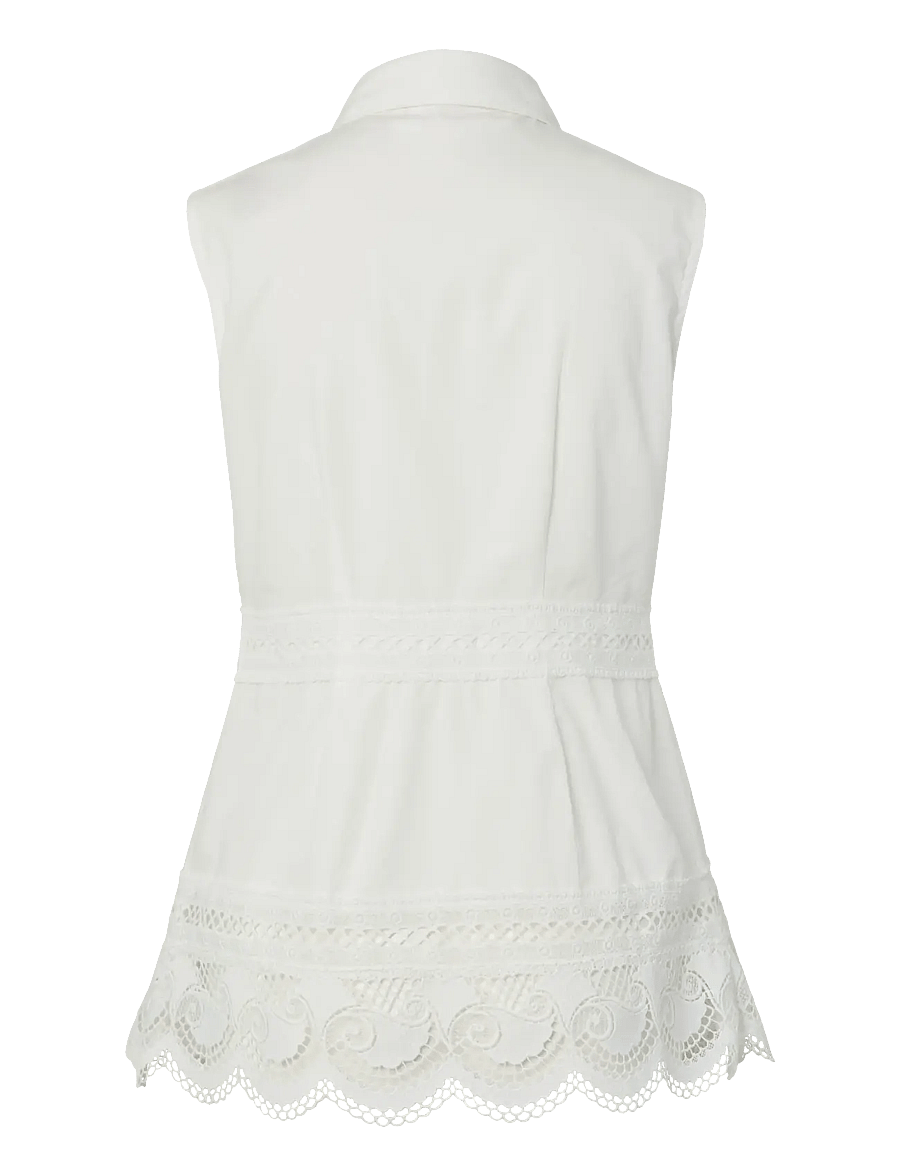 YAS - YASLANA SL SHIRT S. - Ærmeløse bluser - star white - 1