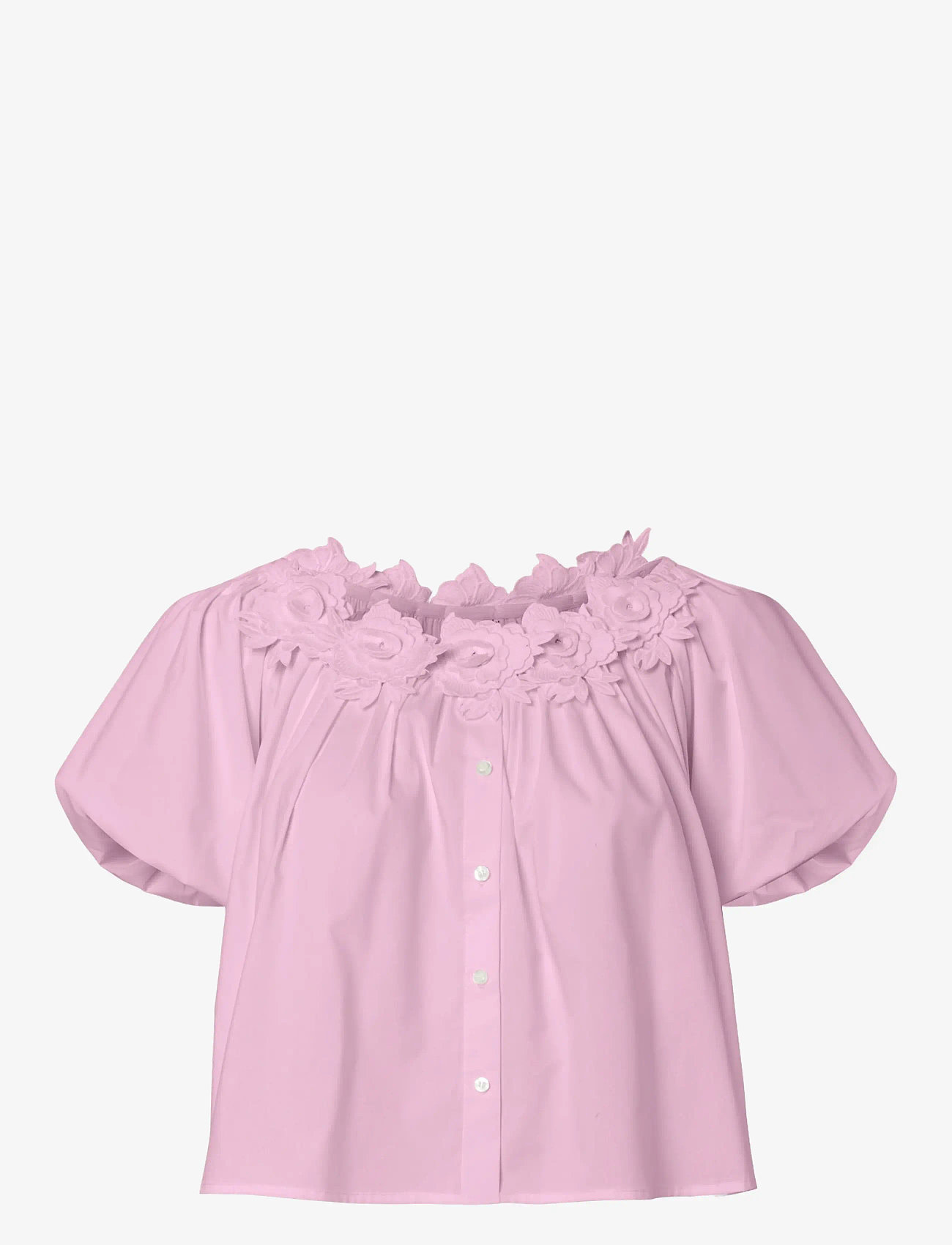 YAS - YASMANLY OFF-SHOULDER 2/4 TOP - lühikeste varrukatega pluusid - pink lady - 0