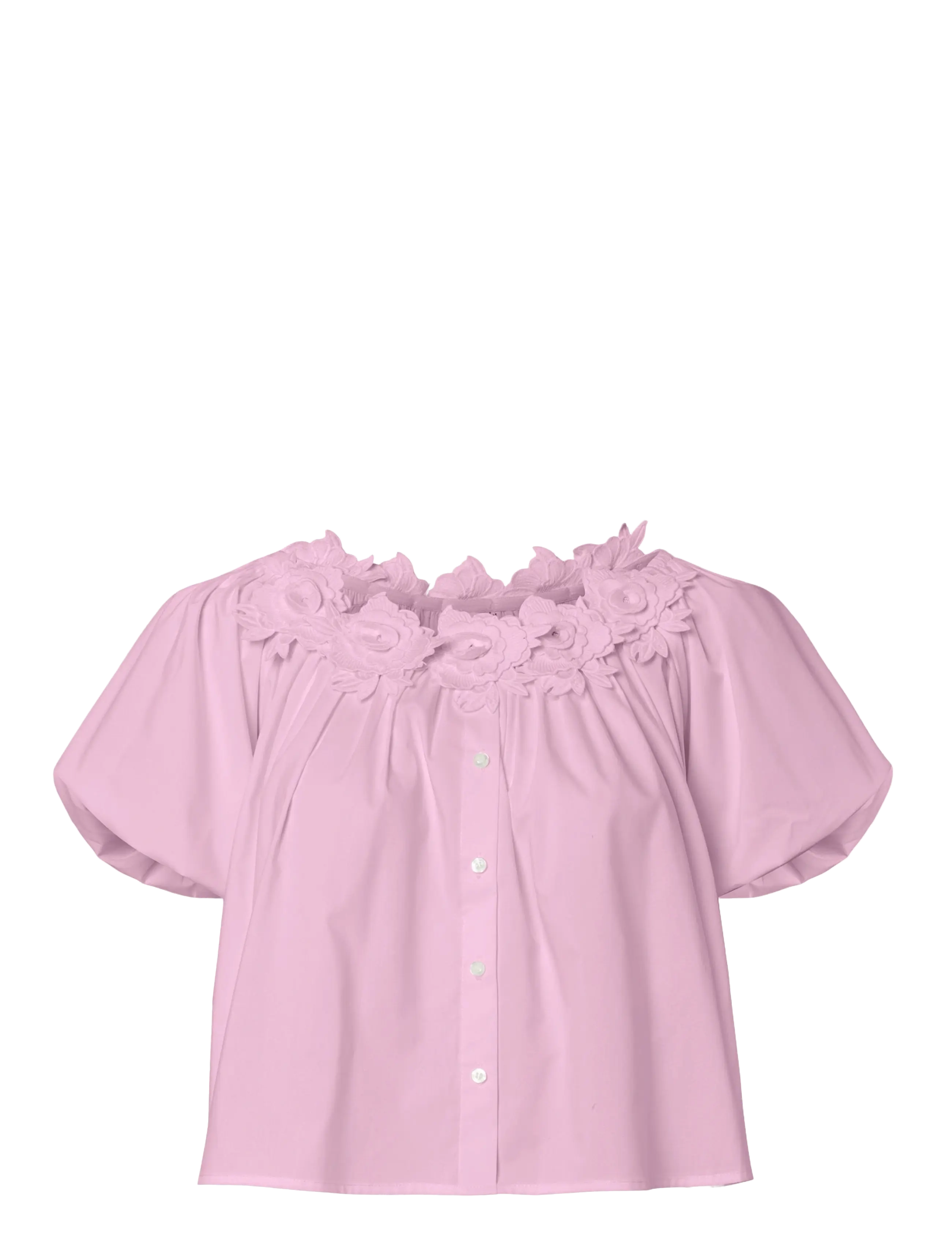 YAS YASMANLY OFF-SHOULDER 2/4 TOP - Riided - PINK LADY / pink/rose