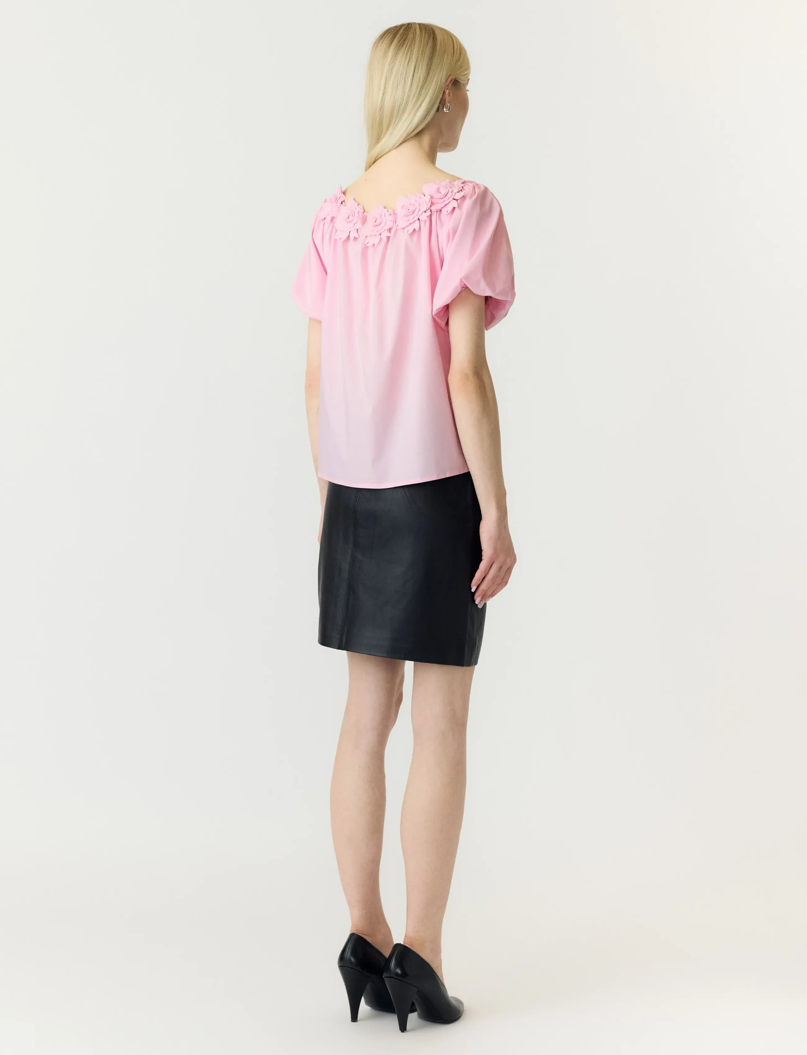 YAS - YASMANLY OFF-SHOULDER 2/4 TOP - palaidinės trumpomis rankovėmis - pink lady - 3