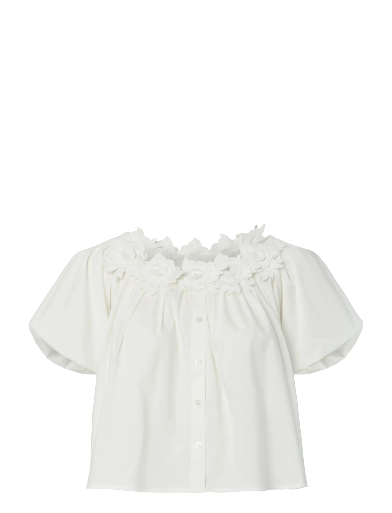 YAS YASMANLY OFF-SHOULDER 2/4 TOP - Riided - STAR WHITE / white