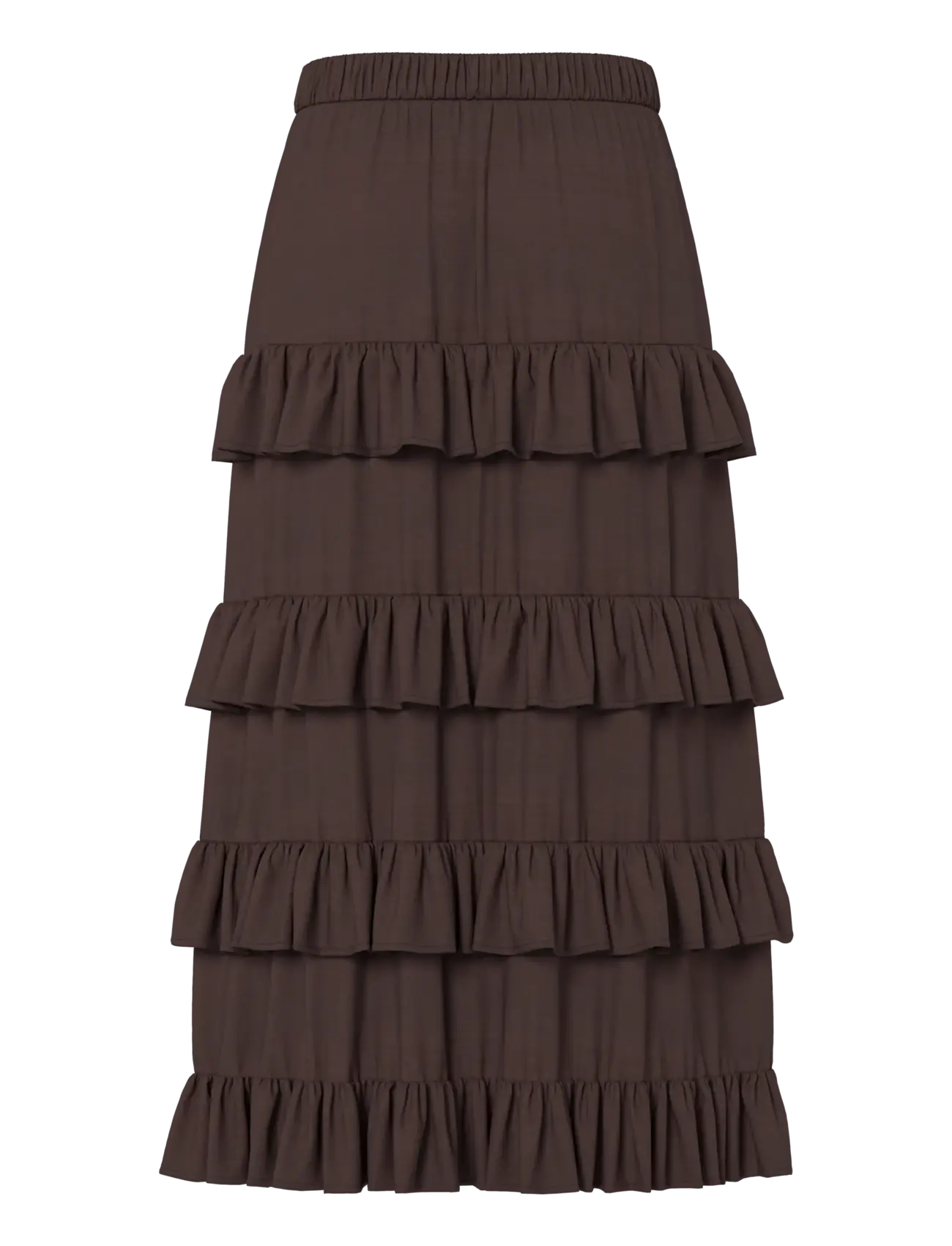YAS - YASWIMA HW ANKLE SKIRT S. - maxi röcke - coffee bean - 2